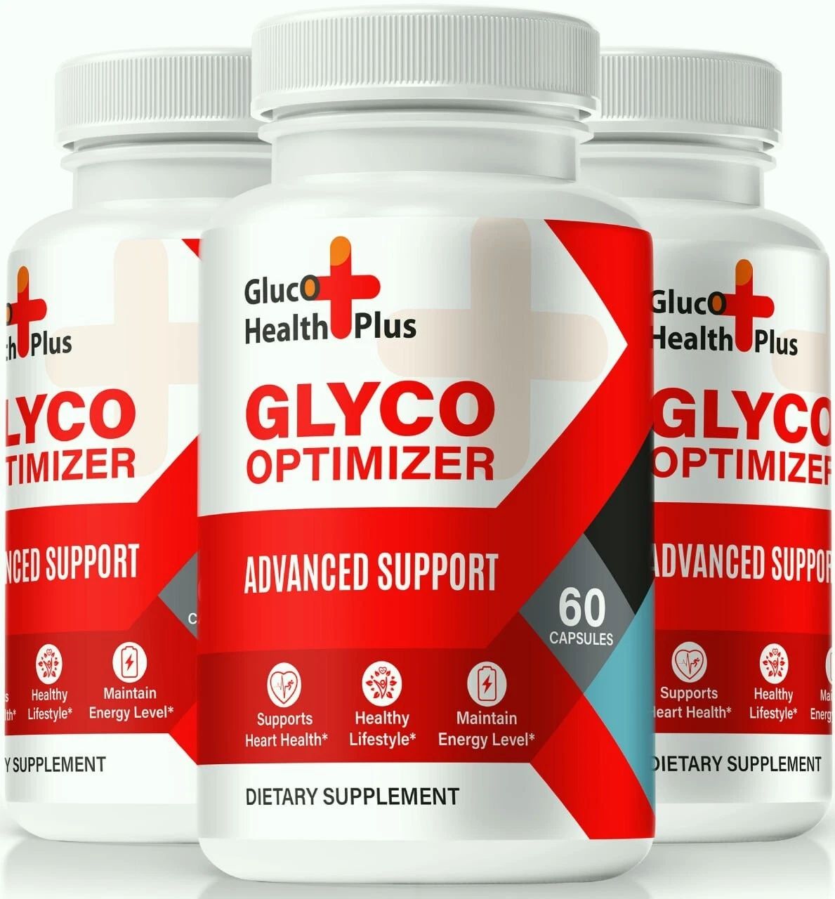 (3 Pack) Gluco Health Plus Blood Support Pills, Glyco Optimizer