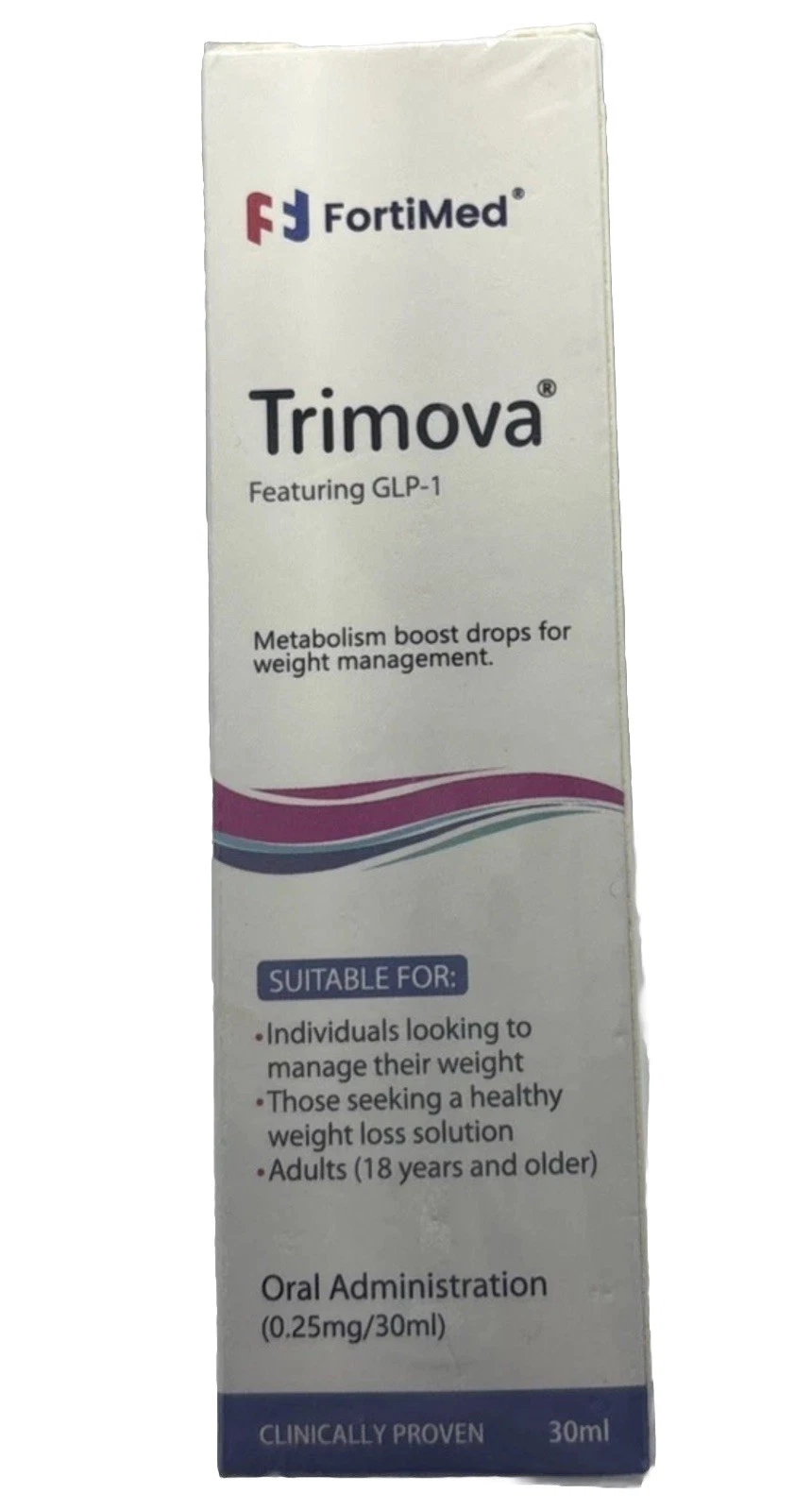 FortiMed Trimova GLP-1 Metabolism Boost Drops - 30 ml Weight Loss