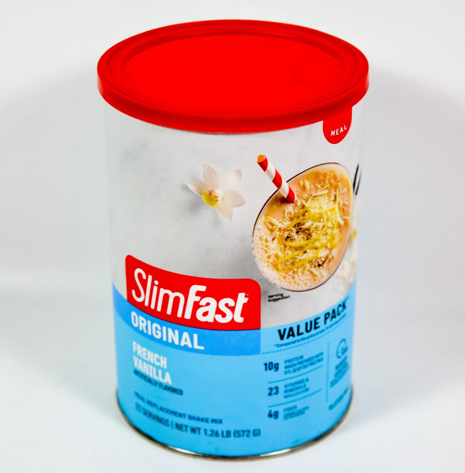 1 SlimFast Original FRENCH VANILLA Meal Replacement Shake 1.26lbs 02/2026