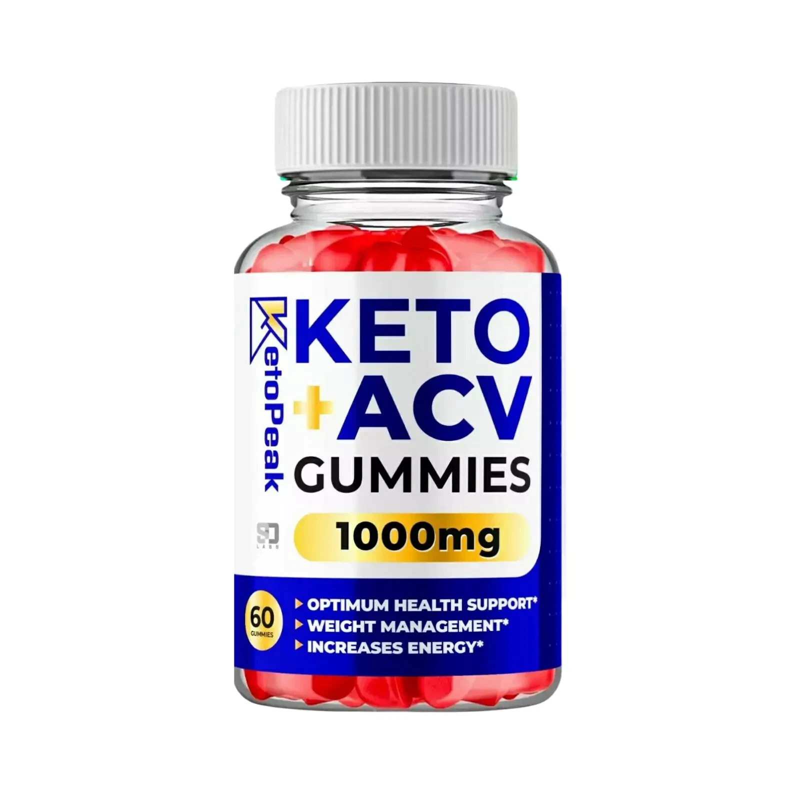 KetoPeak Keto ACV Gummies, Keto Peak Weight Loss Supplement - 60 Gummies