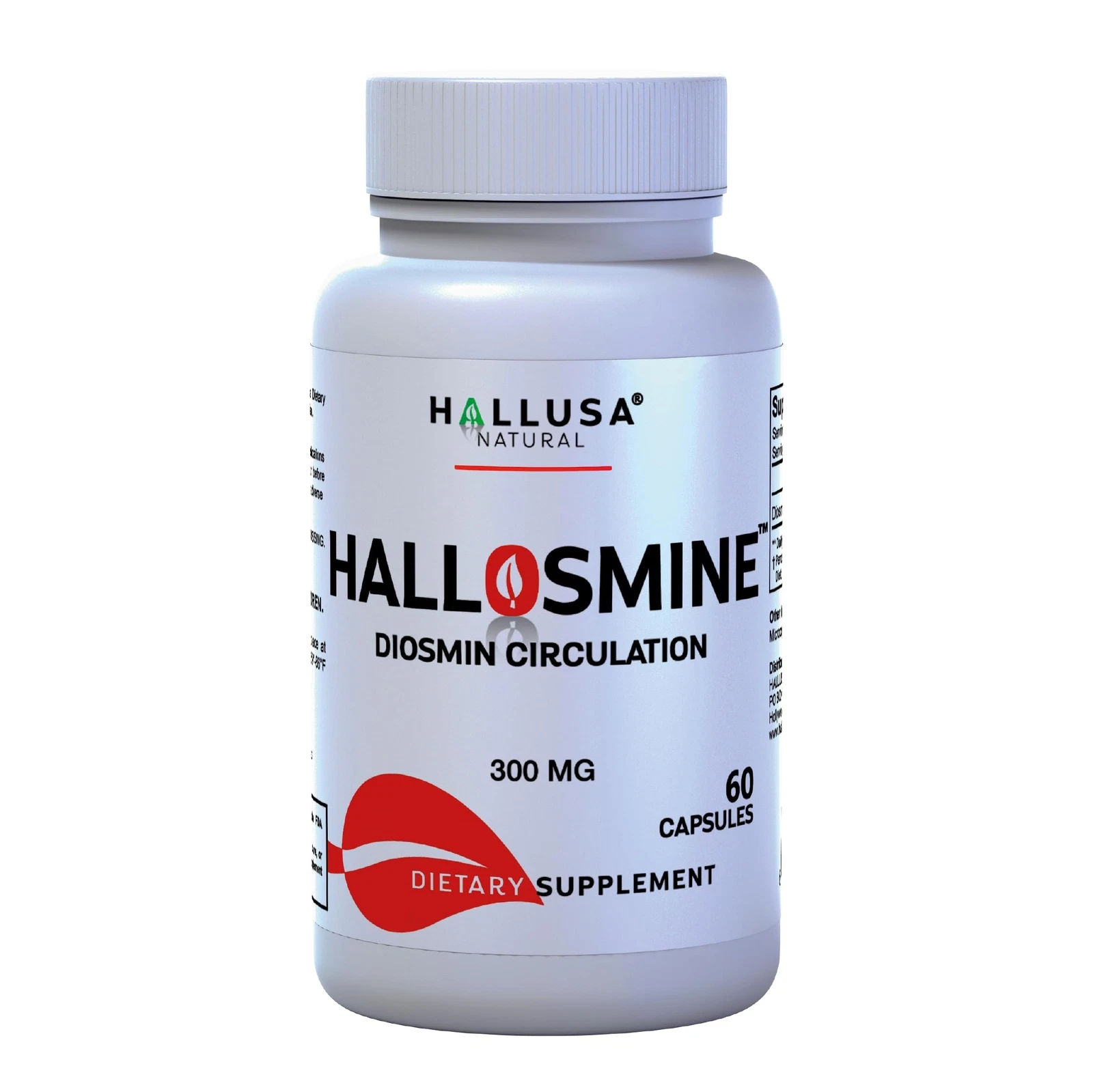 Hallusa Natural Diosmin 300mg - Circulation for Legs - Heavy Legs & Vein - Bl...