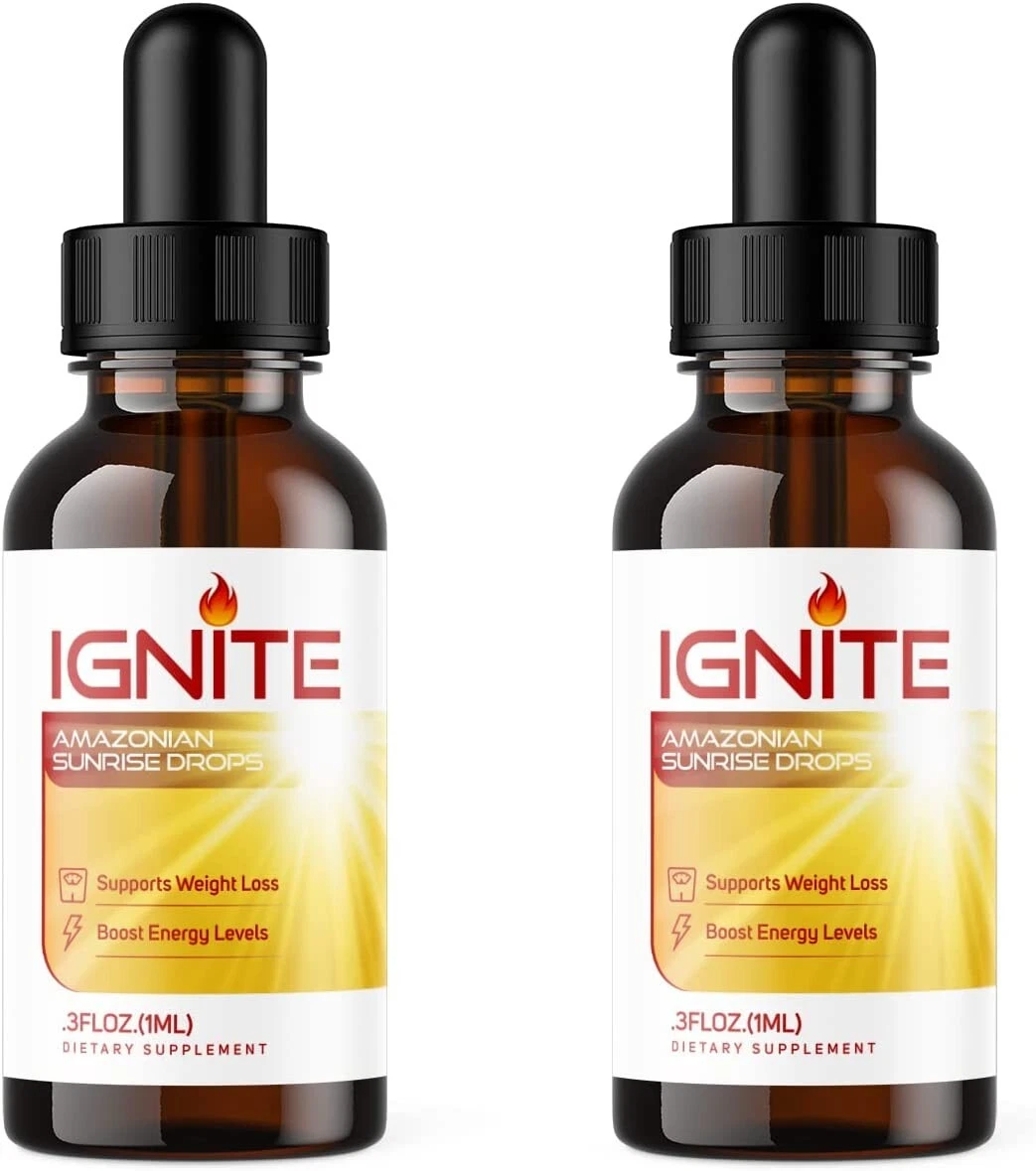 2-Ignite Amazonian Sunrise Drops, Weight Loss, Fat Burner, Appetite Suppressant