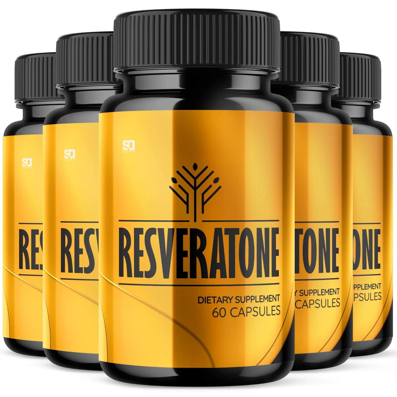 (5 Pack) Resveratone Keto Pills - Supports Weight Management & Healthy Body