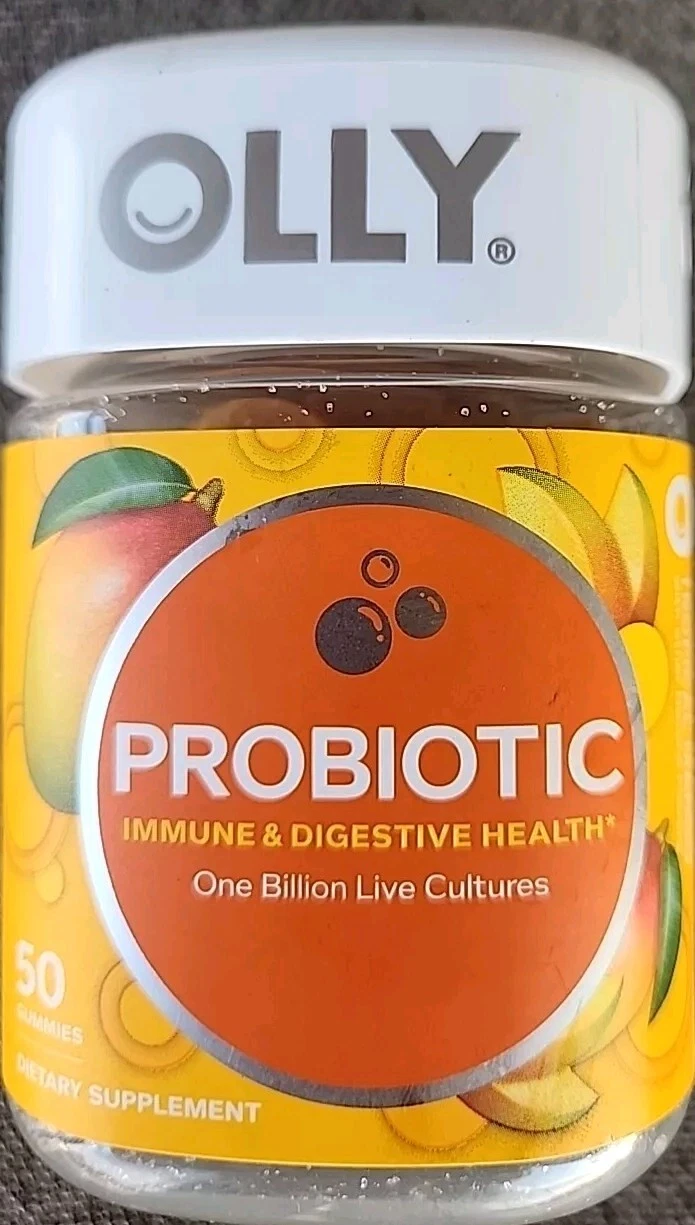 OLLY Probiotic 50 Gummies, Immune and Digestive Support Exp Date 09/25