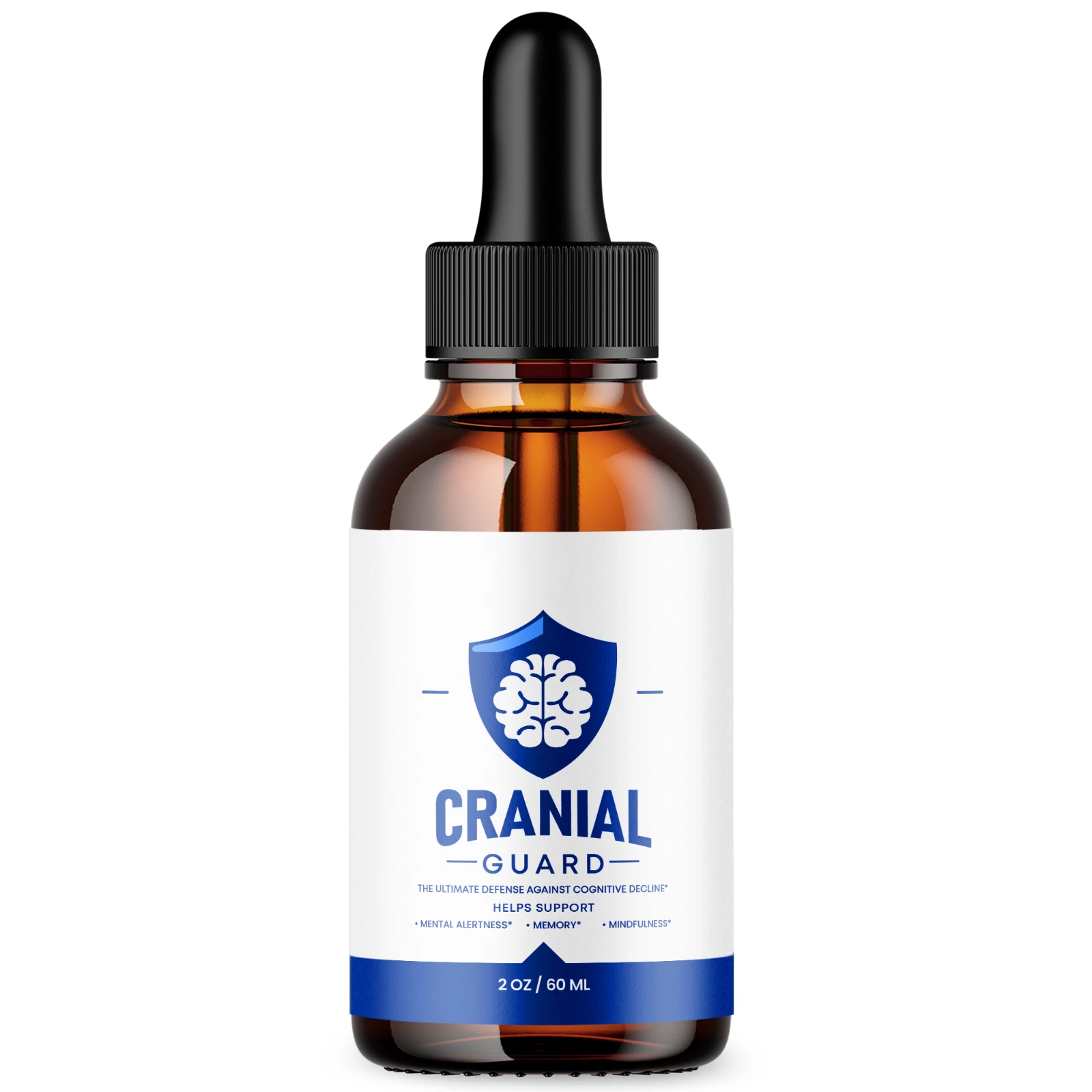 (1 Pack) Cranial Guard Advanced Supplement Drops Nootropic Brain Support 2ML