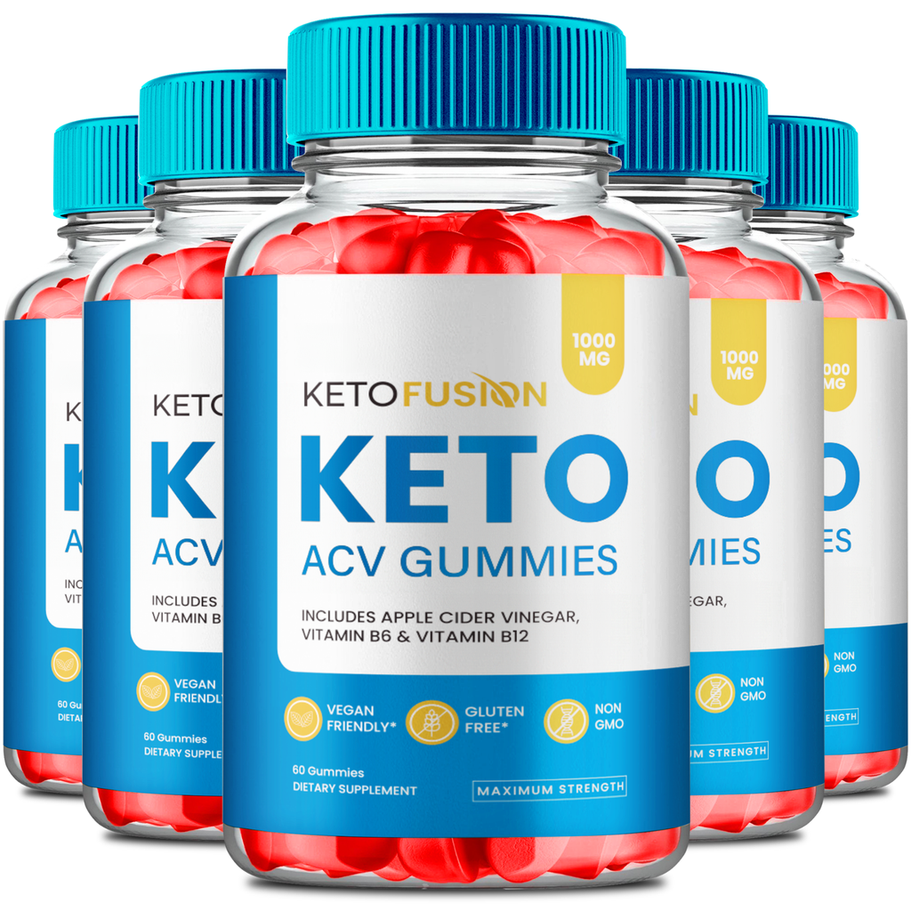 (5 Pack) KetoFusion Keto ACV Gummies, Keto Fusion for Advanced Weight Loss