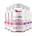 5-Pack Pure Slim Keto ACV Gummies, PureSlim Gummies Weight Loss -300 Gummies