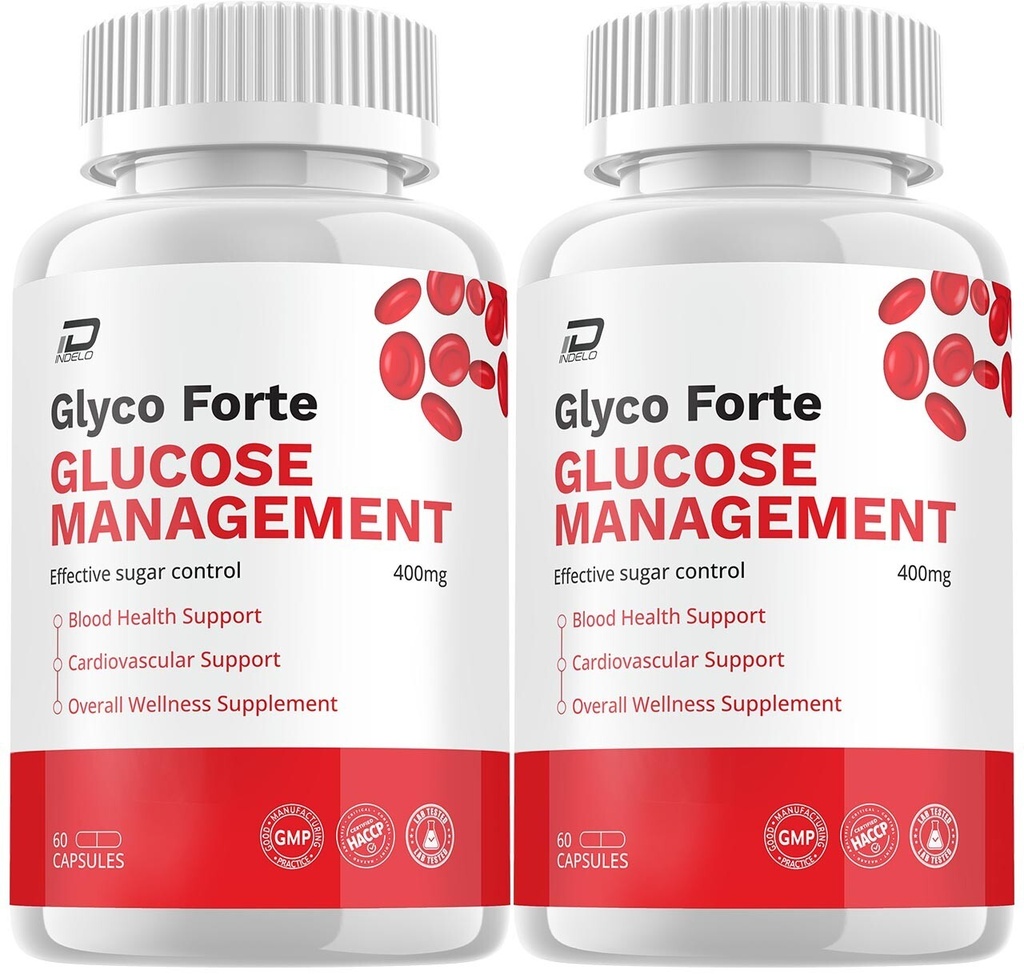 (2 Pack) Glyco Forte Capsules -Glyco Forte All Natural, Maintain Healthy Level