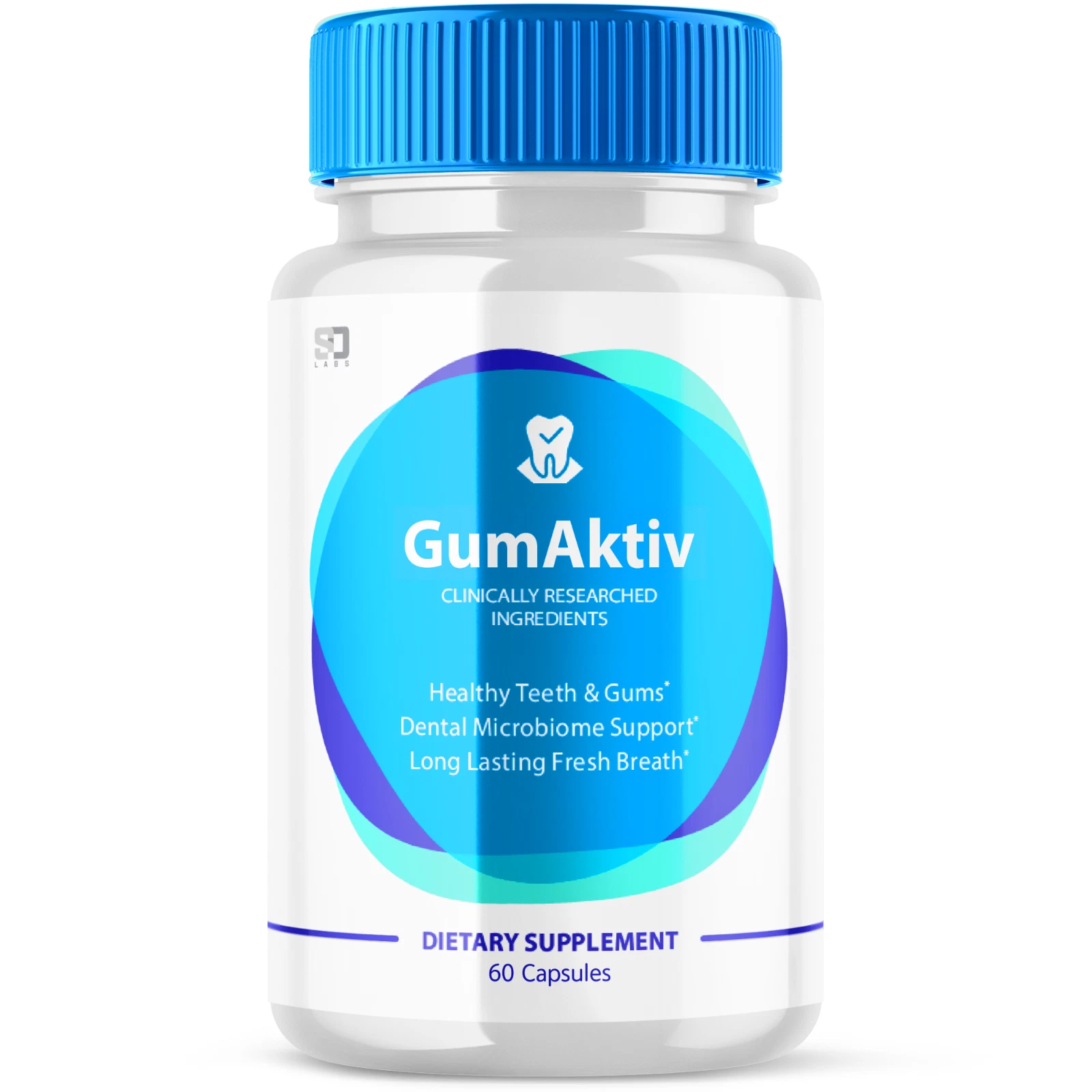 (1 Pack) GumAktiv Oral Probiotic - Supports Healthy Teeth & Gums - 60 Capsules