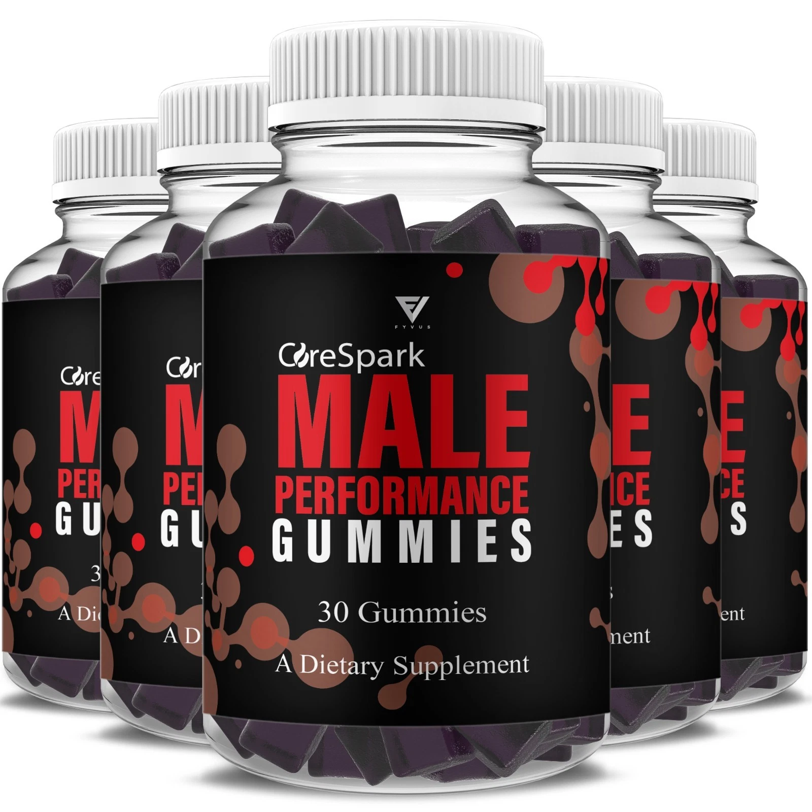 (5 Pack) Core Spark Performance, CoreSpark Energy Support (5 Month Supply)