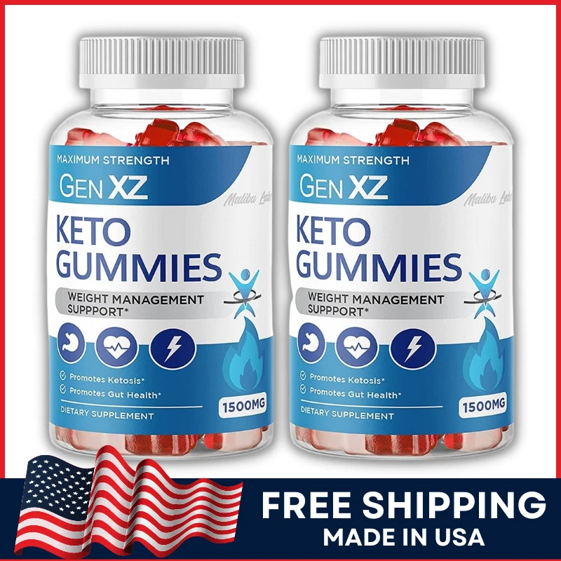 Gen XZ Keto ACV Gummies Apple Cider Vinegar 1500mg Weight Loss 60 Day Supply USA