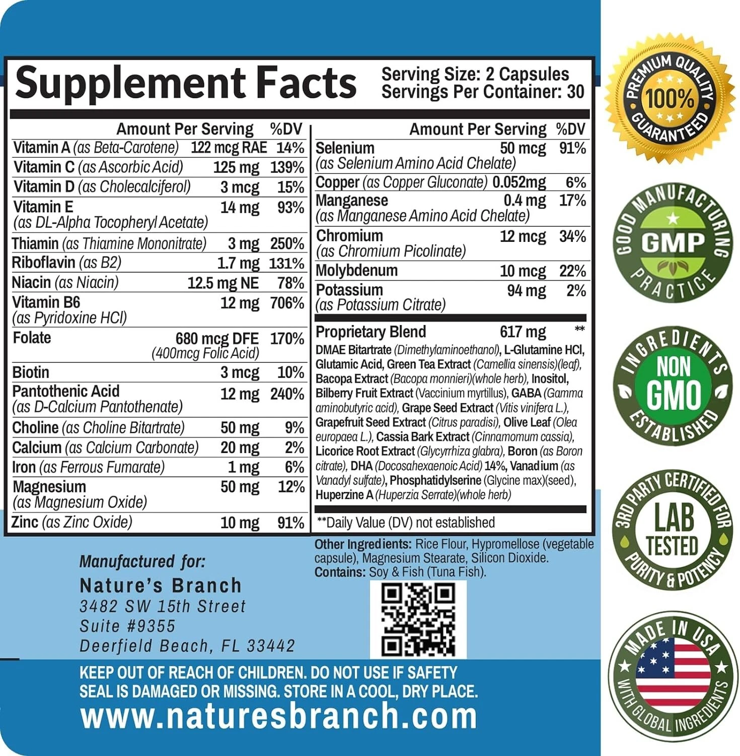 Bright Brain Absolute Focus Supplement - #1 Nootropic For Focus, Energy, Memory+