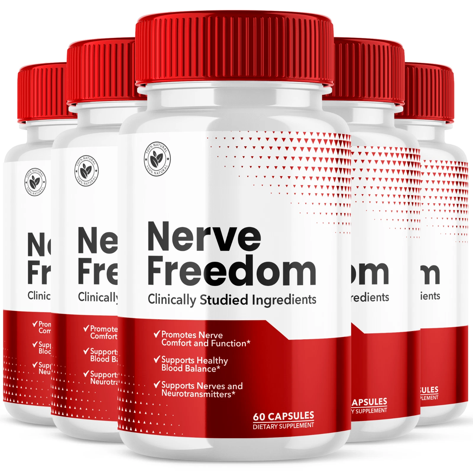 Nerve Freedom Advanced Nerve Support Formula Max Strength Vitamin 300 Capsules