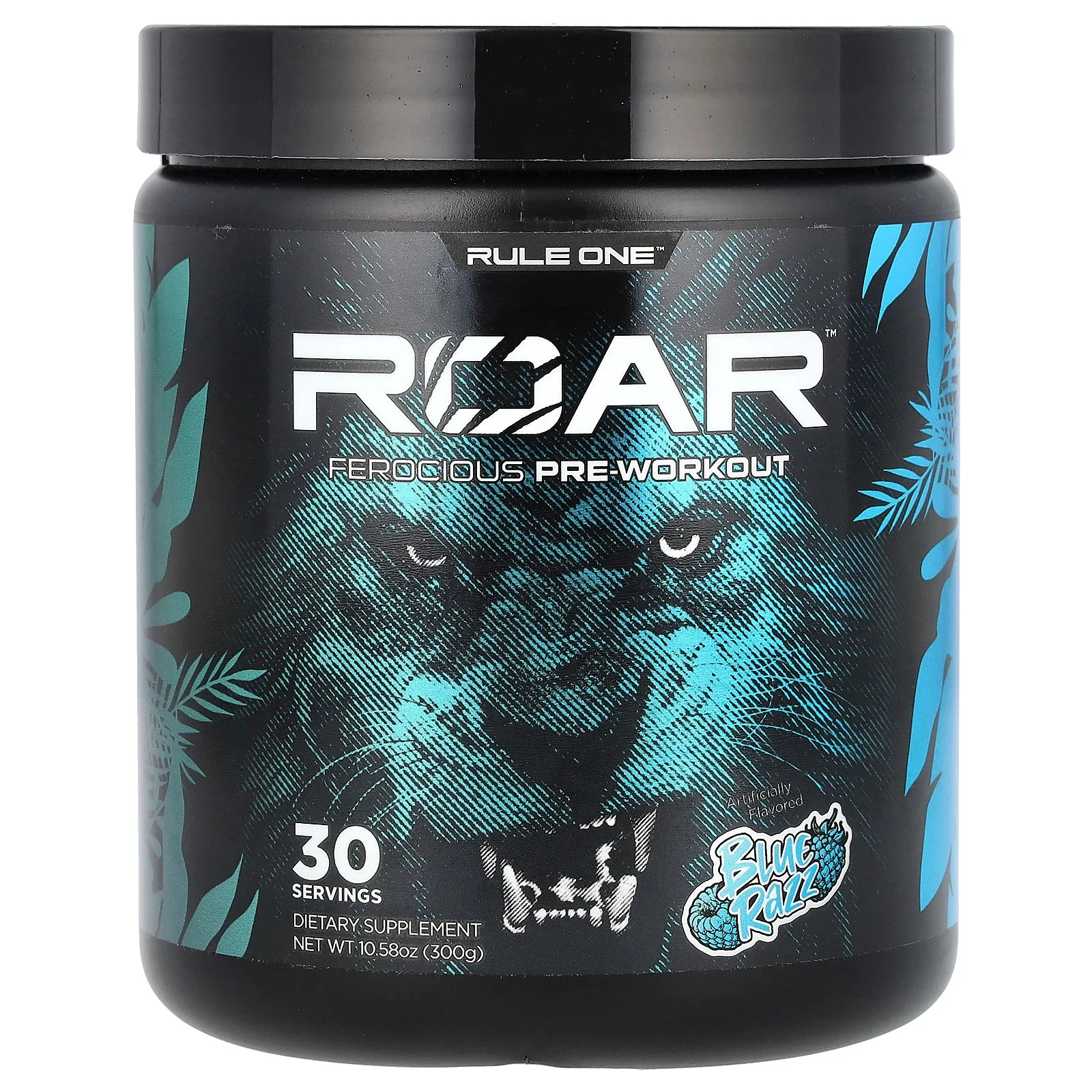 Roar, Ferocious Pre-Workout, Blue Razz, 10.58 oz (300 g)