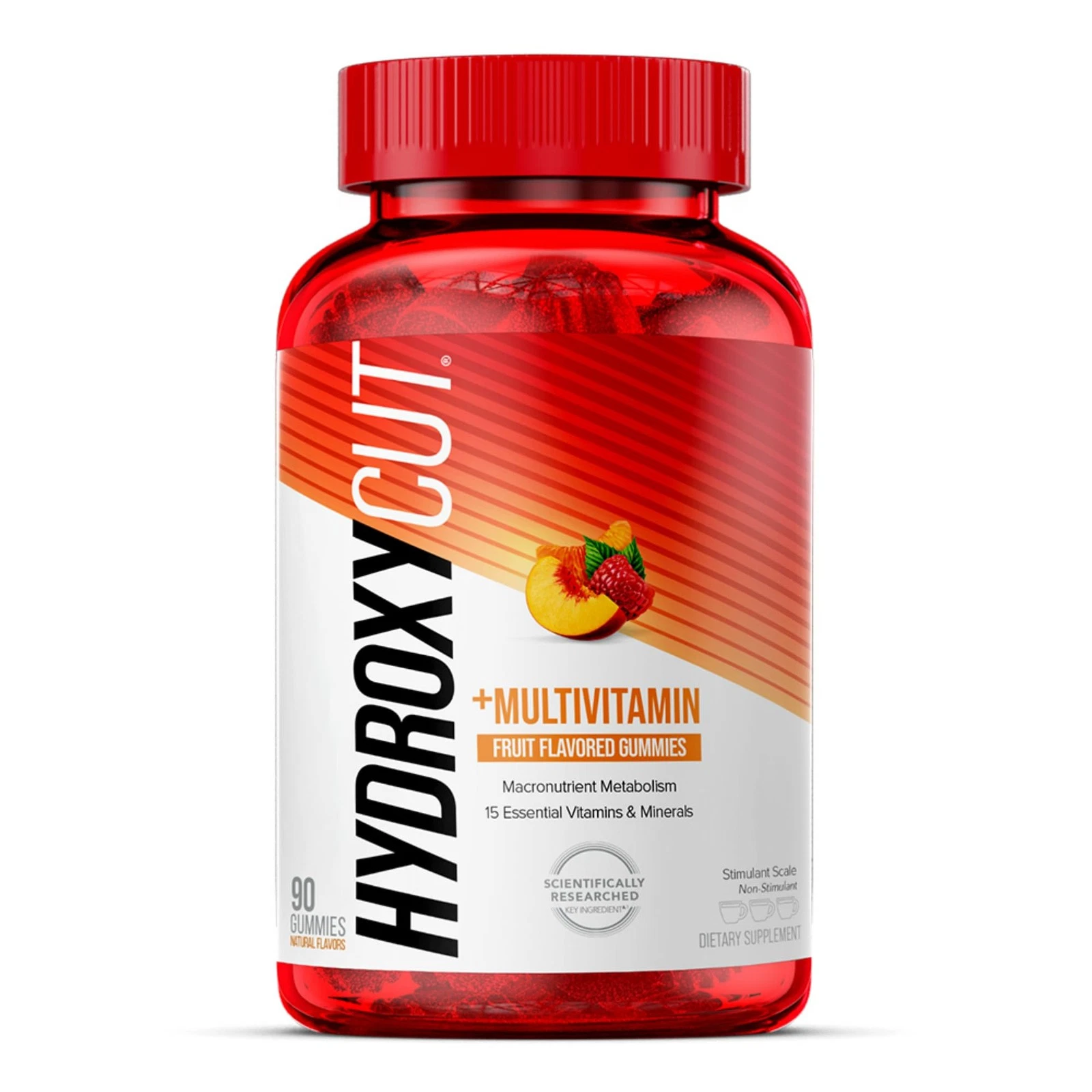 Hydroxycut Gummies - 99% Caffeine Free - Metabolize Carbs, Proteins & Fats - Inc