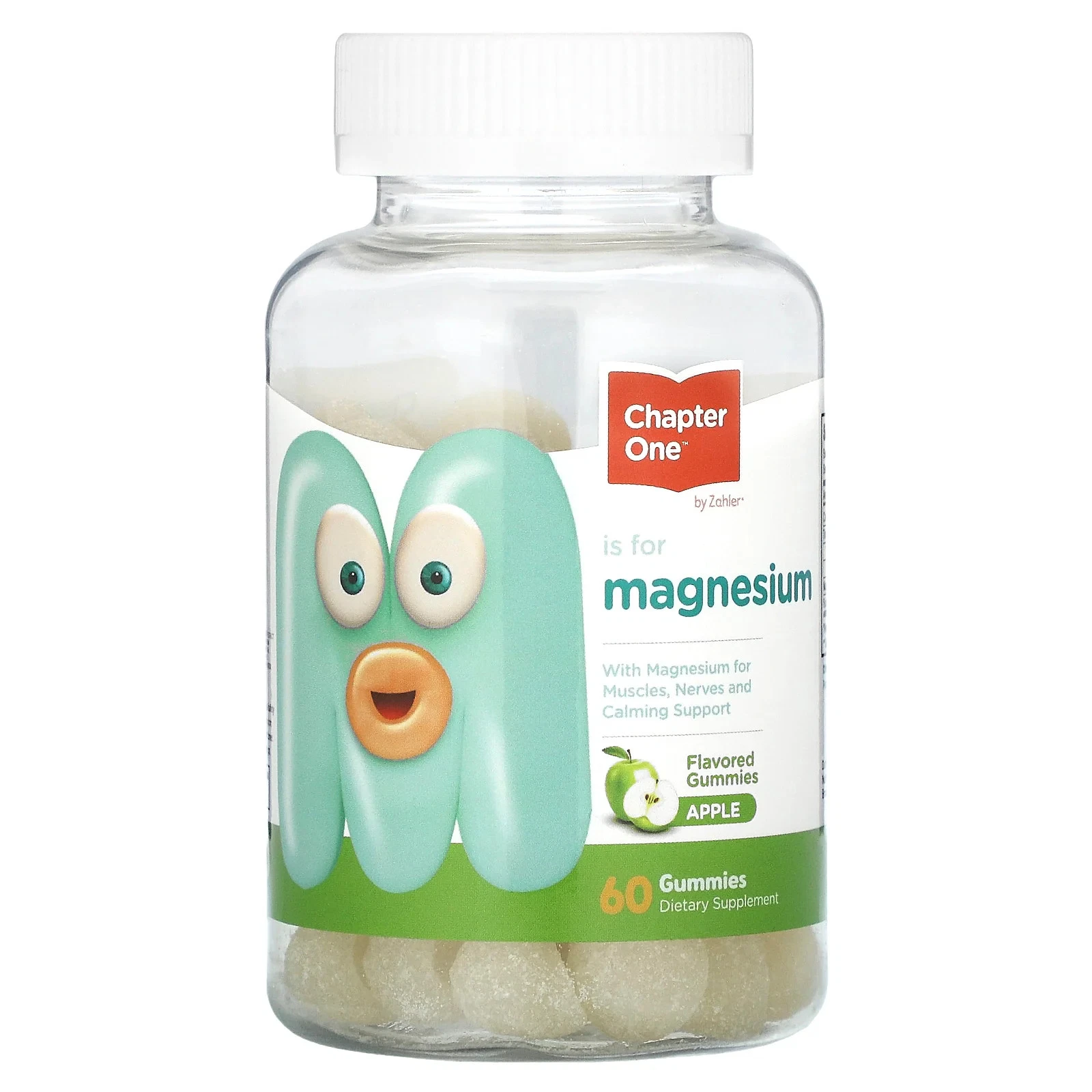 Magnesium Gummies, Apple, 60 Gummies
