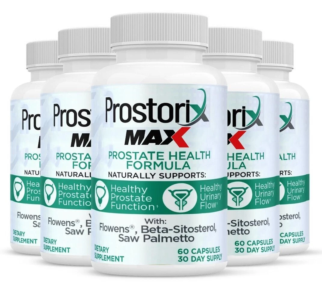 (5 Pack) Prostorix MAX Advanced Urinary Aid Pills to Support Prostate Functions