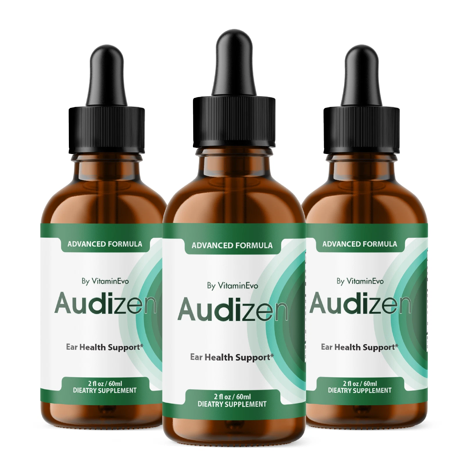 (3 Pack) Audizen Ear Health Drops, Audizen Ear Health Support (90 Servings)