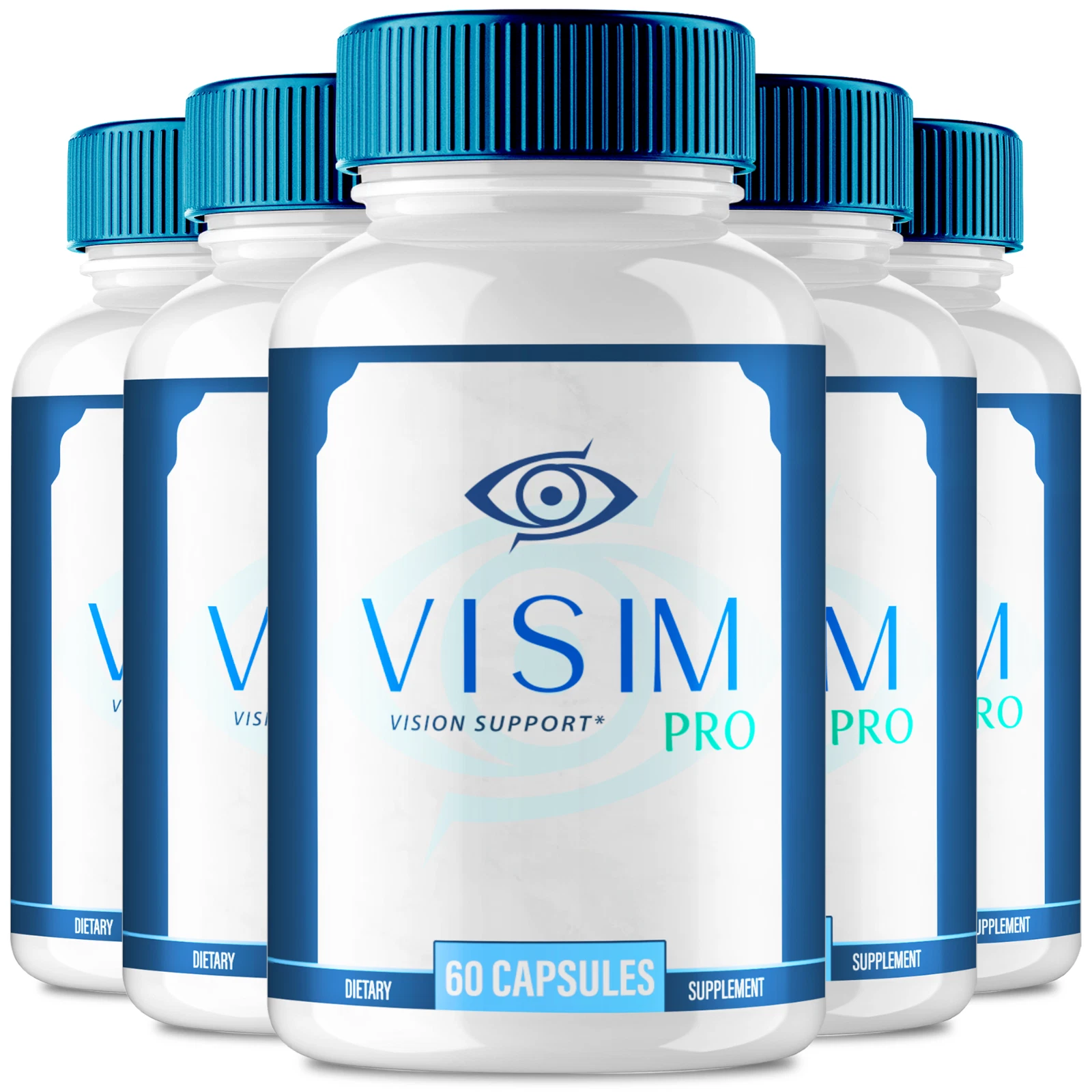 (5 Pack) Visim Pro Eye Capsules, Advanced VisimPro Eye Health Formula Pills