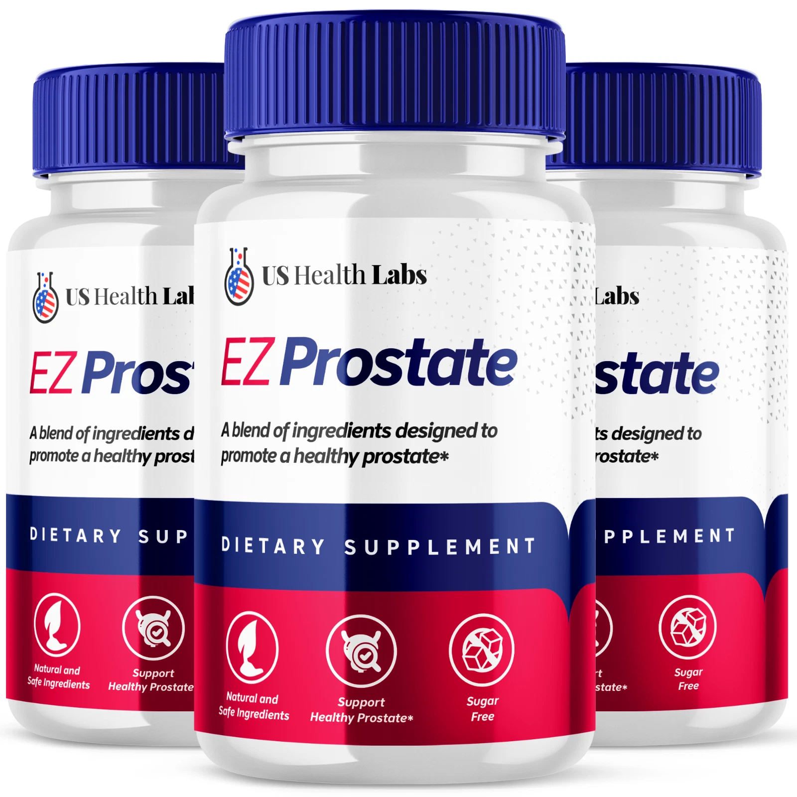 (3 Pack) EZ Prostate Capsules, Easy Prostate AdvancedFormula Pill (180 Capsules)