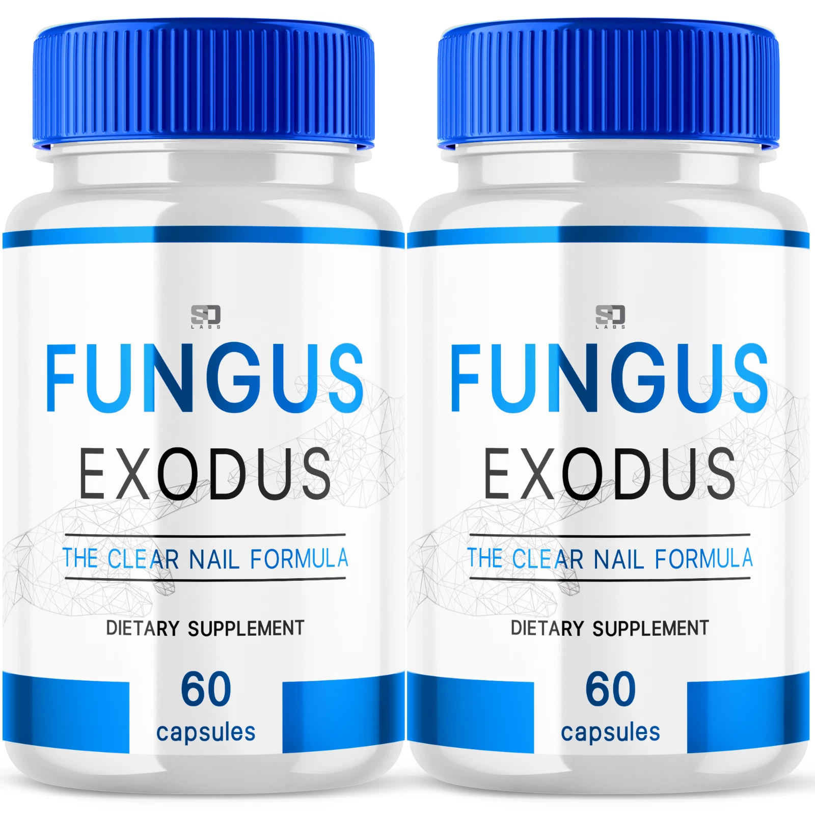 (2 Pack) Fungus Exodus The Clear Nail Formula Pills, Fungus Nails (120 Capsules)