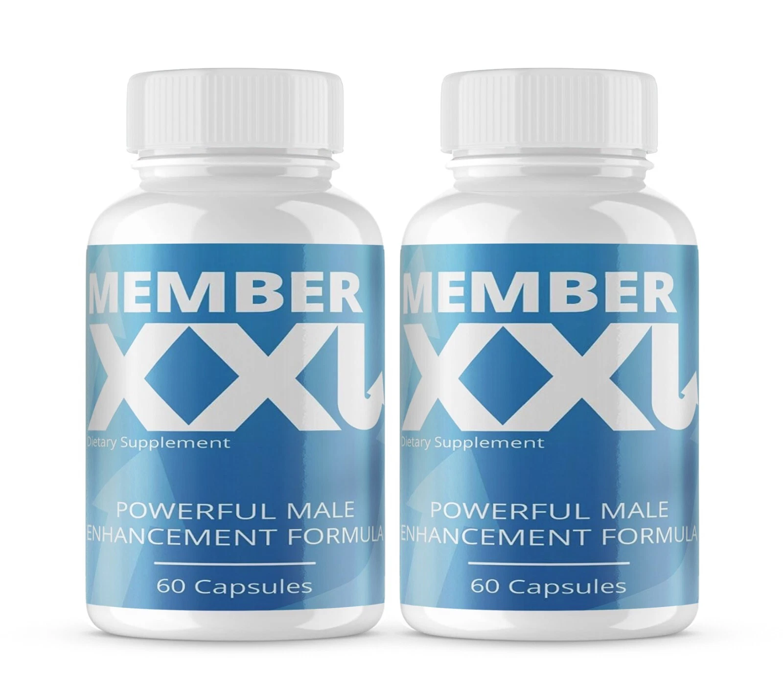 Member XXL Powerful Male Enhancement Formula Support Pills (120 Capsules) 2 PACK