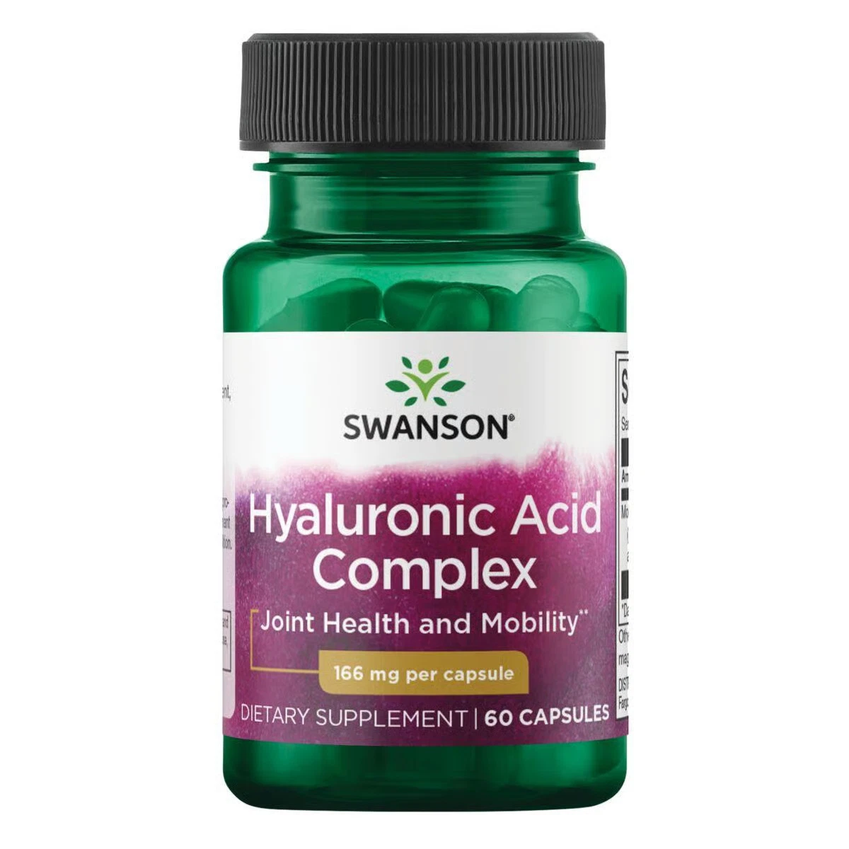 Swanson Hyaluronic Acid Complex 166 mg 60 Capsules
