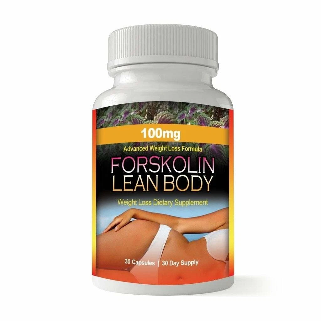 Forskolin Lean Body 100mg 30 Capsules Fat Burn Weight Loss Supplement Free Ship