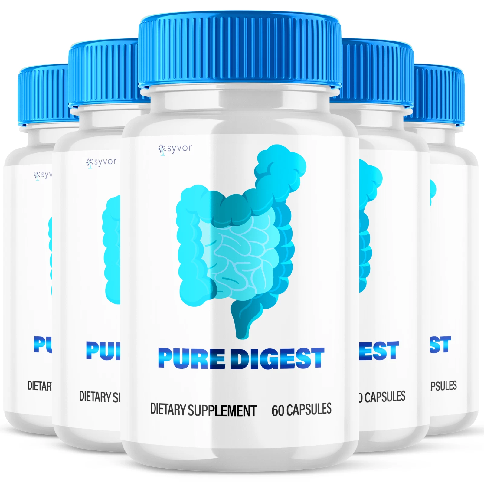 Pure Digest Probiotic Gut Health Formula Enhance Digestive Function 300 Capsules