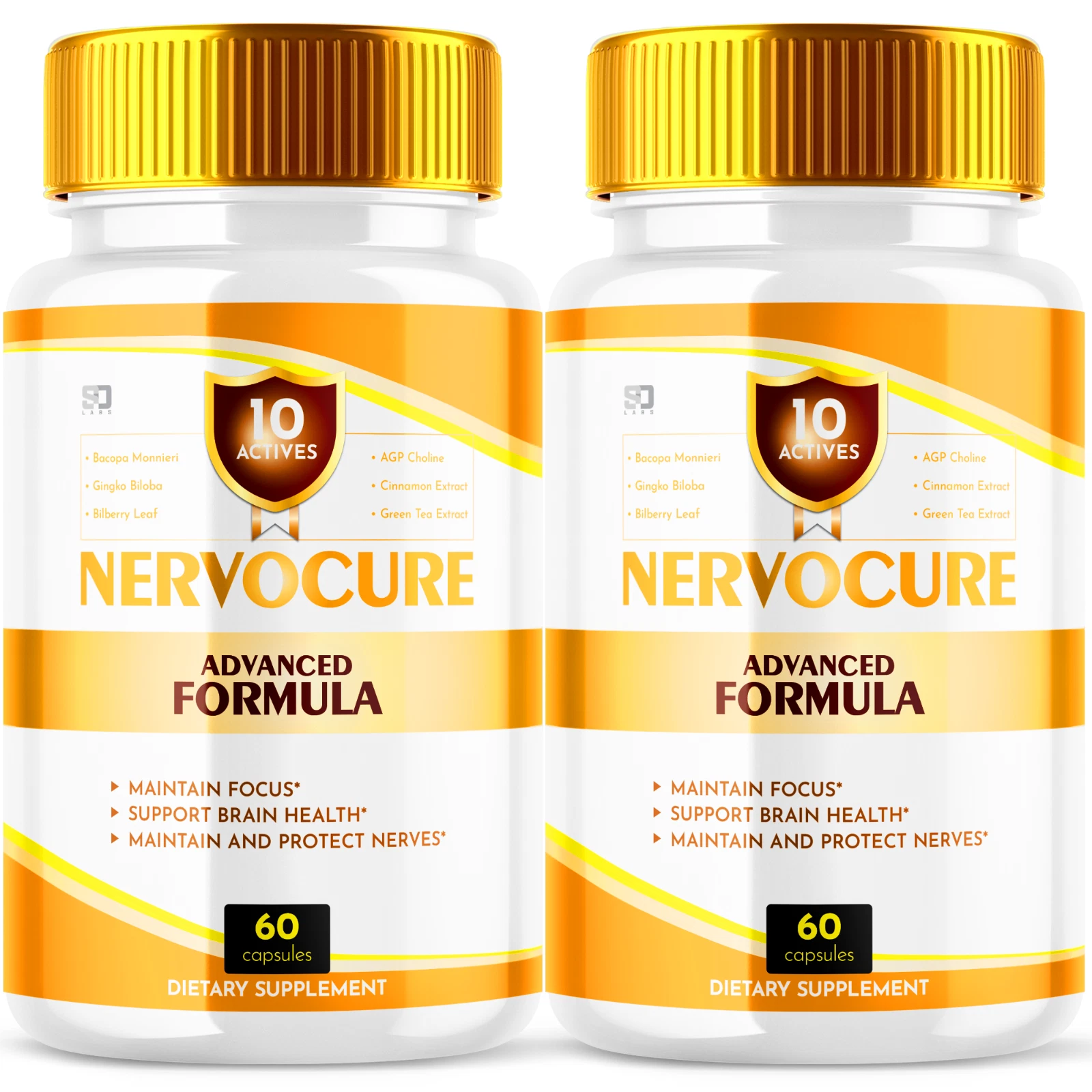 NervoCure Nerve Pills - Help Alleviate Discomfort and Nerve Support (2 Pack)