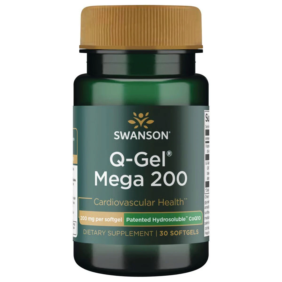 Swanson Q-gel Mega 200 200 mg 30 Softgels