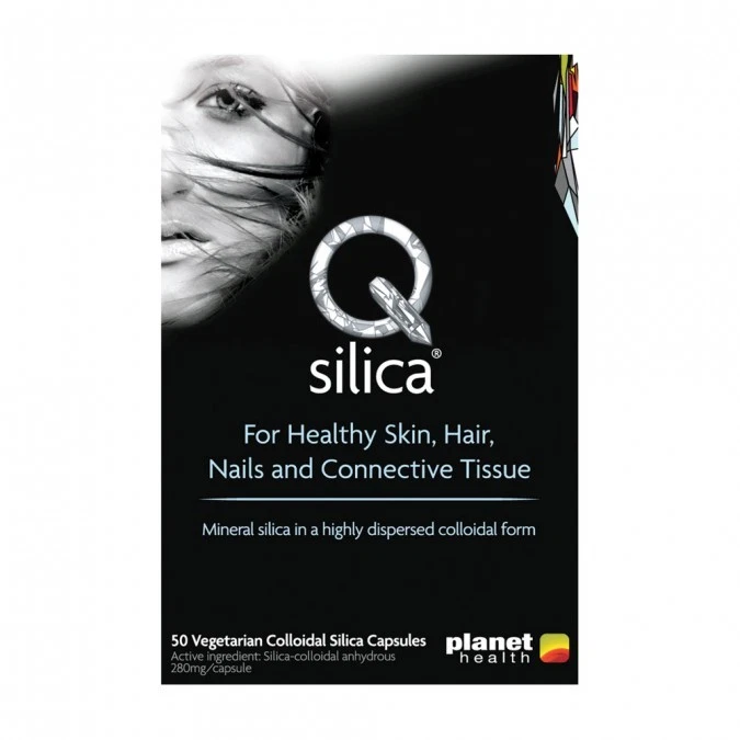 Qsilica Colloidal Silica - 50 Vegetarian Capsules