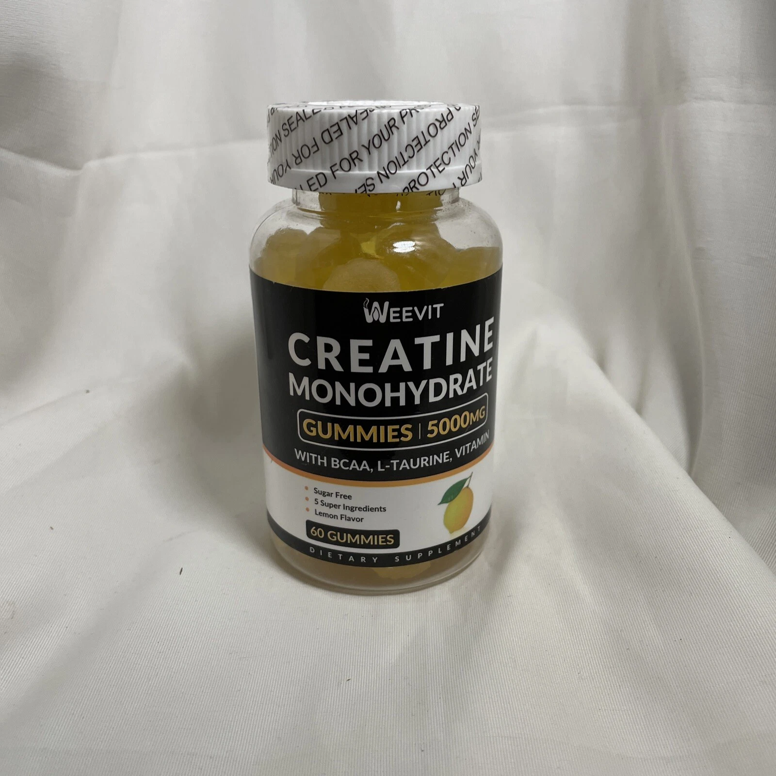WEEVIT Creatine Monohydrate Gummies 5g, Chewable for Men & Women