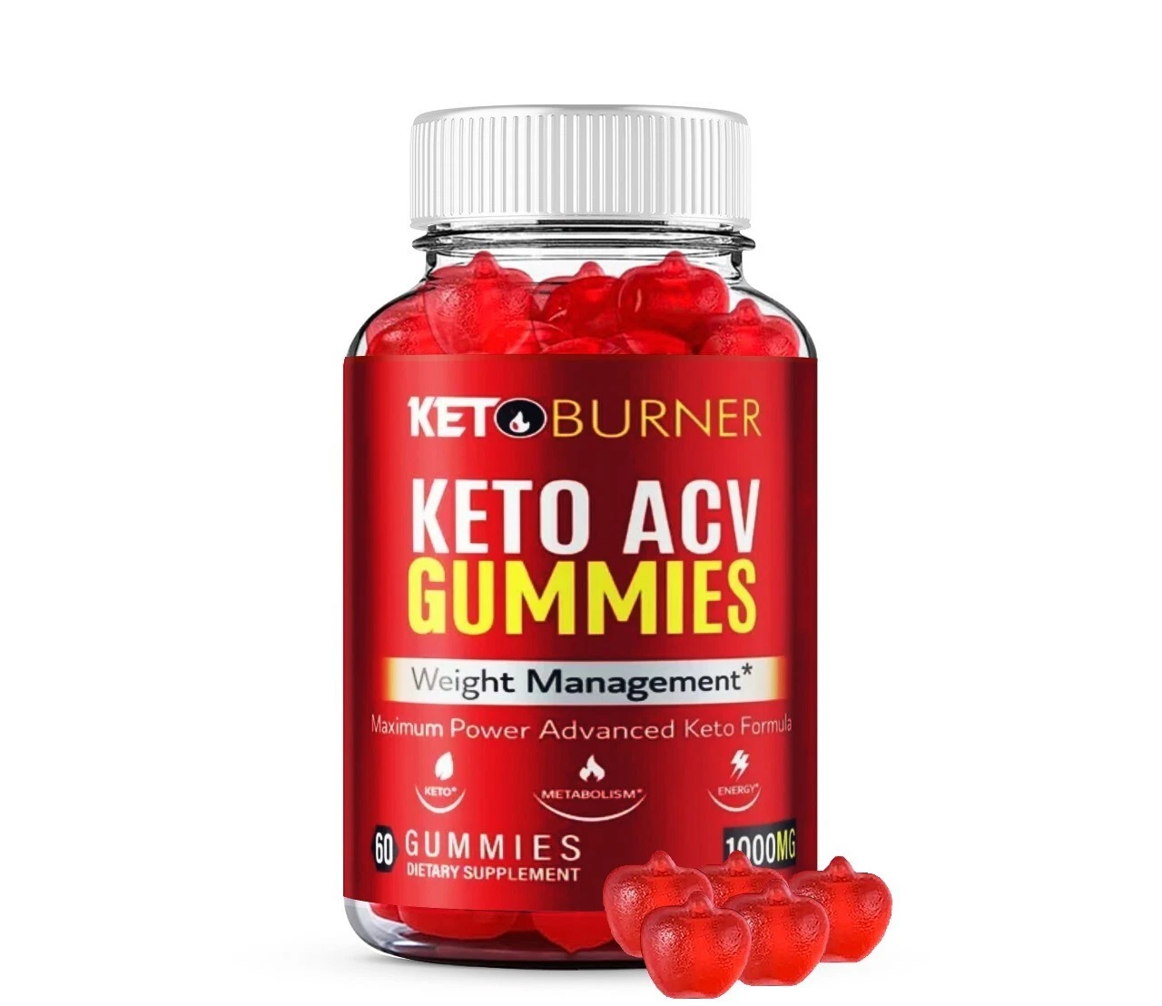 Keto Burner Keto ACV Gummies Advanced Formula for Weight Management ( 1 Pack)