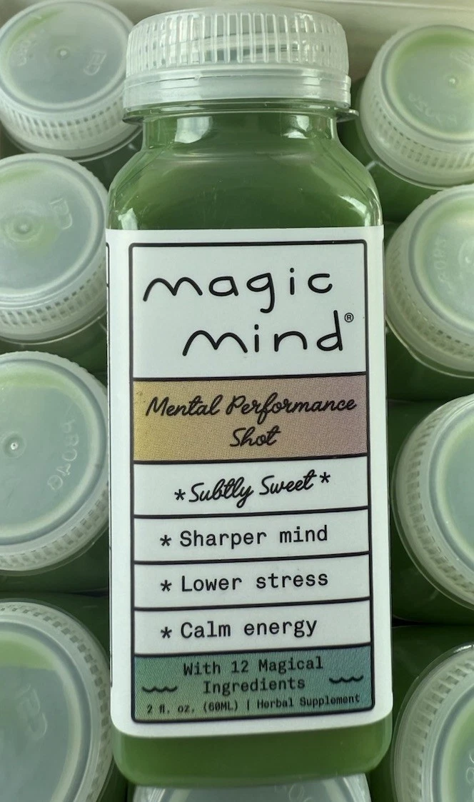 Magic Mind Energy & Focus Drink Shots 15 Pack (2 FL oz) - New! Free Ship