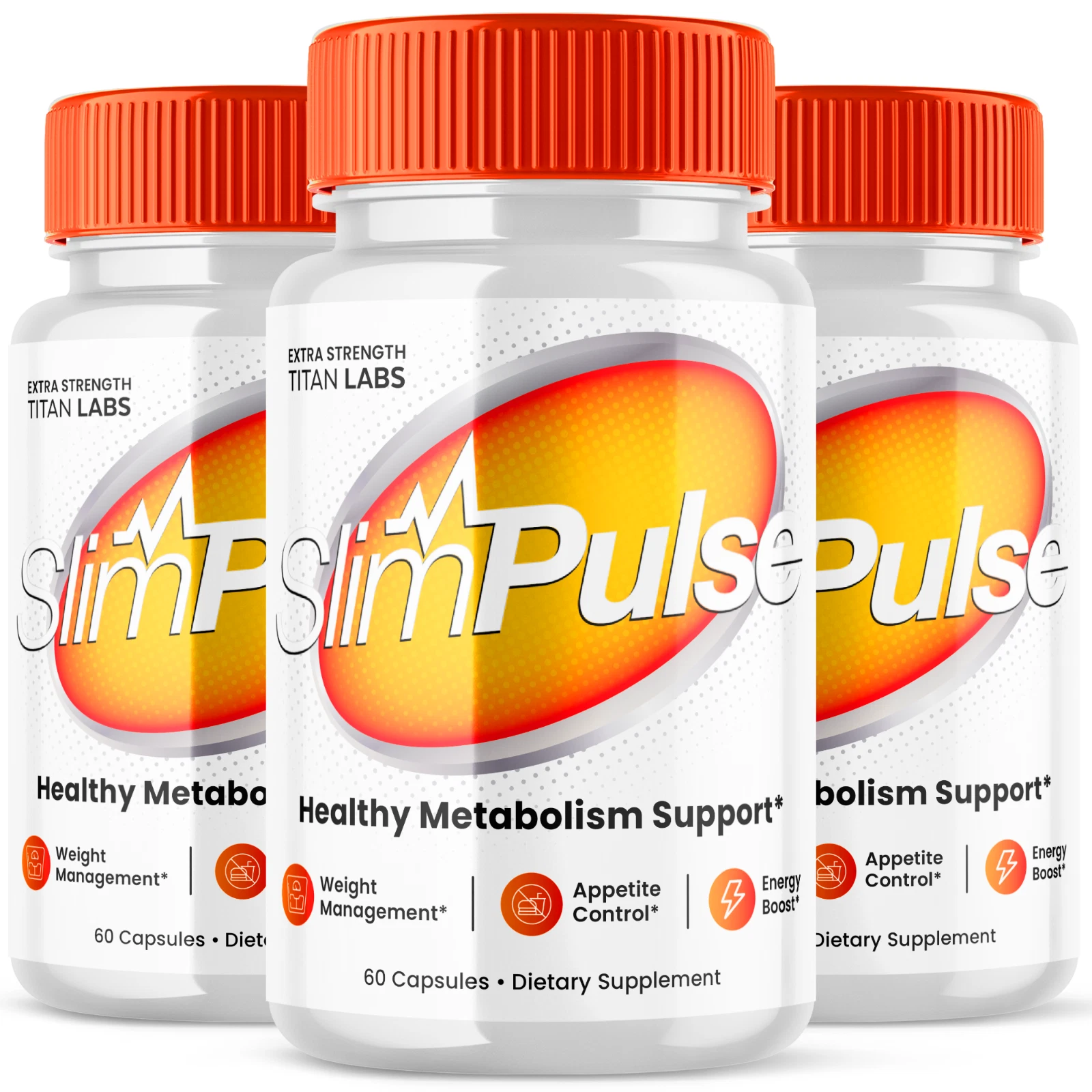 (3 Pack) Slim Pulse Pills, Slimpulse Supplement for Weight Loss (180 Capsules)