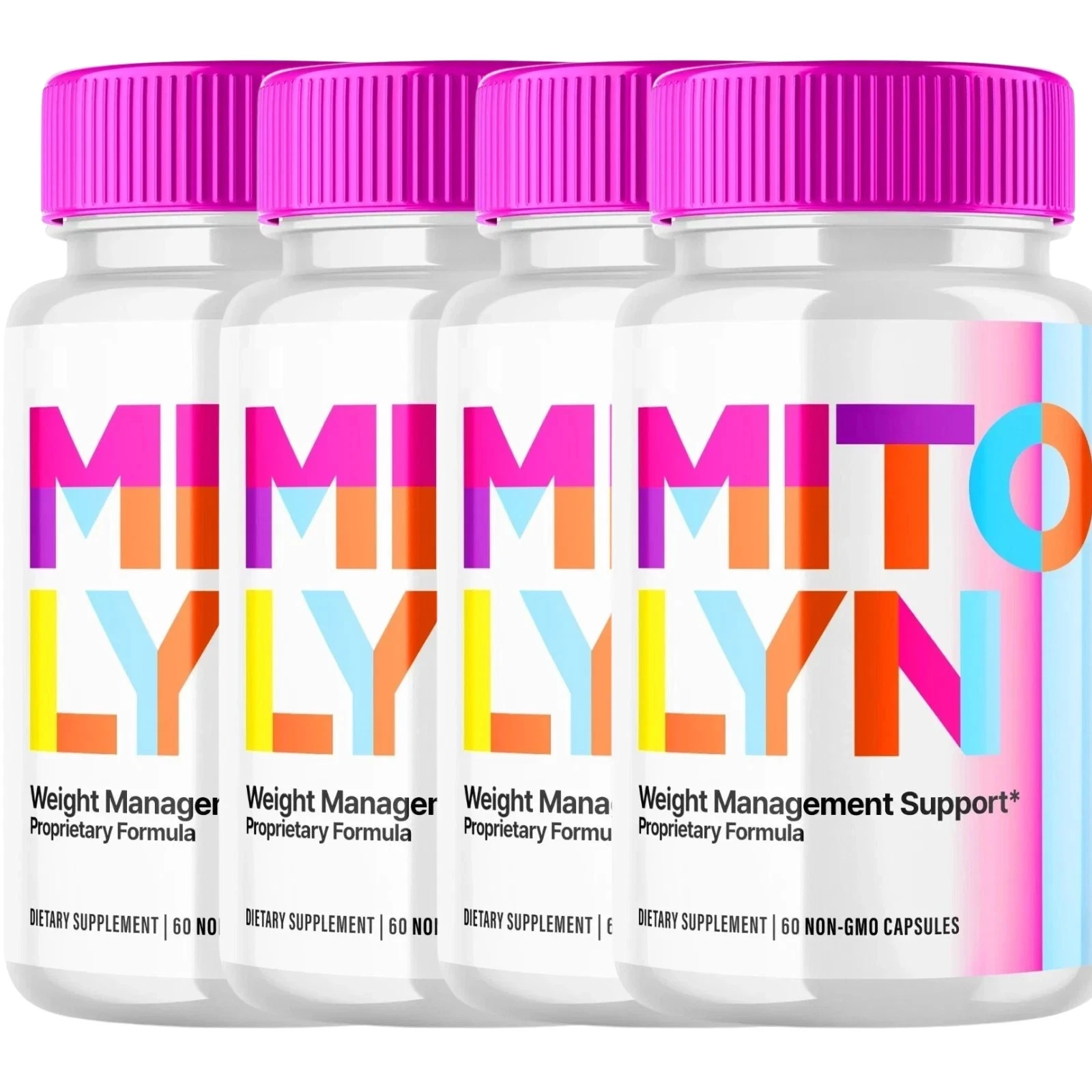 (4 Pack) Mitolyn Advanced Weight Loss Support Mito Lyn Maximum Strength 240-