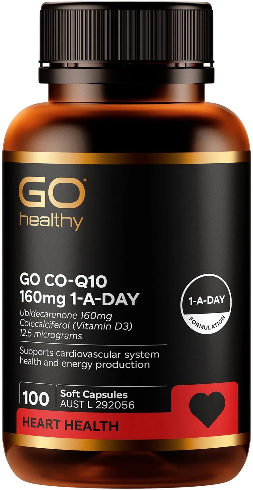 GO Healthy CoQ10 160mg High Strength 100 Caps