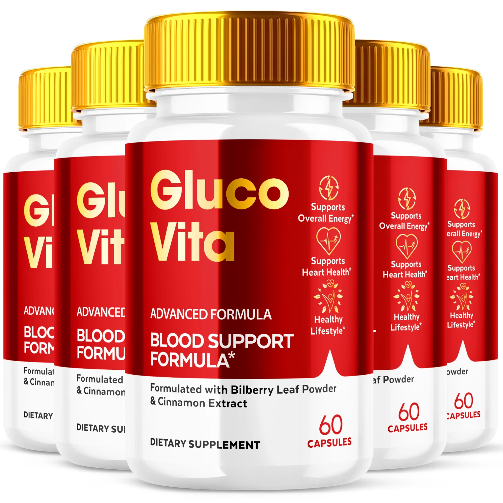 Gluco Vita Blood Balance Glycogen Support Advanced Glyco Optimizer, 300 Capsules