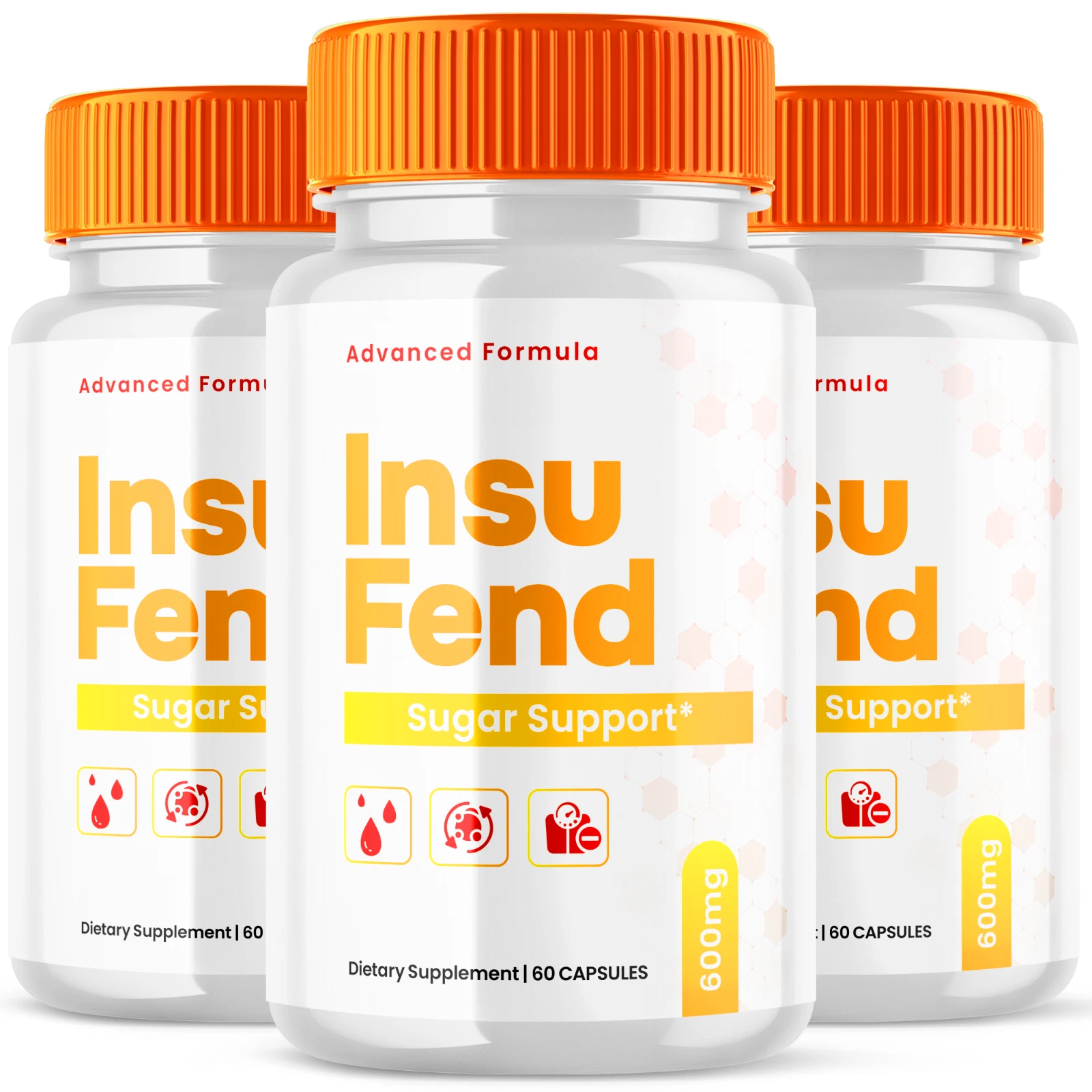InsuFend Advanced Glycogen Supplement Natural Circulation Support 180 Capsules