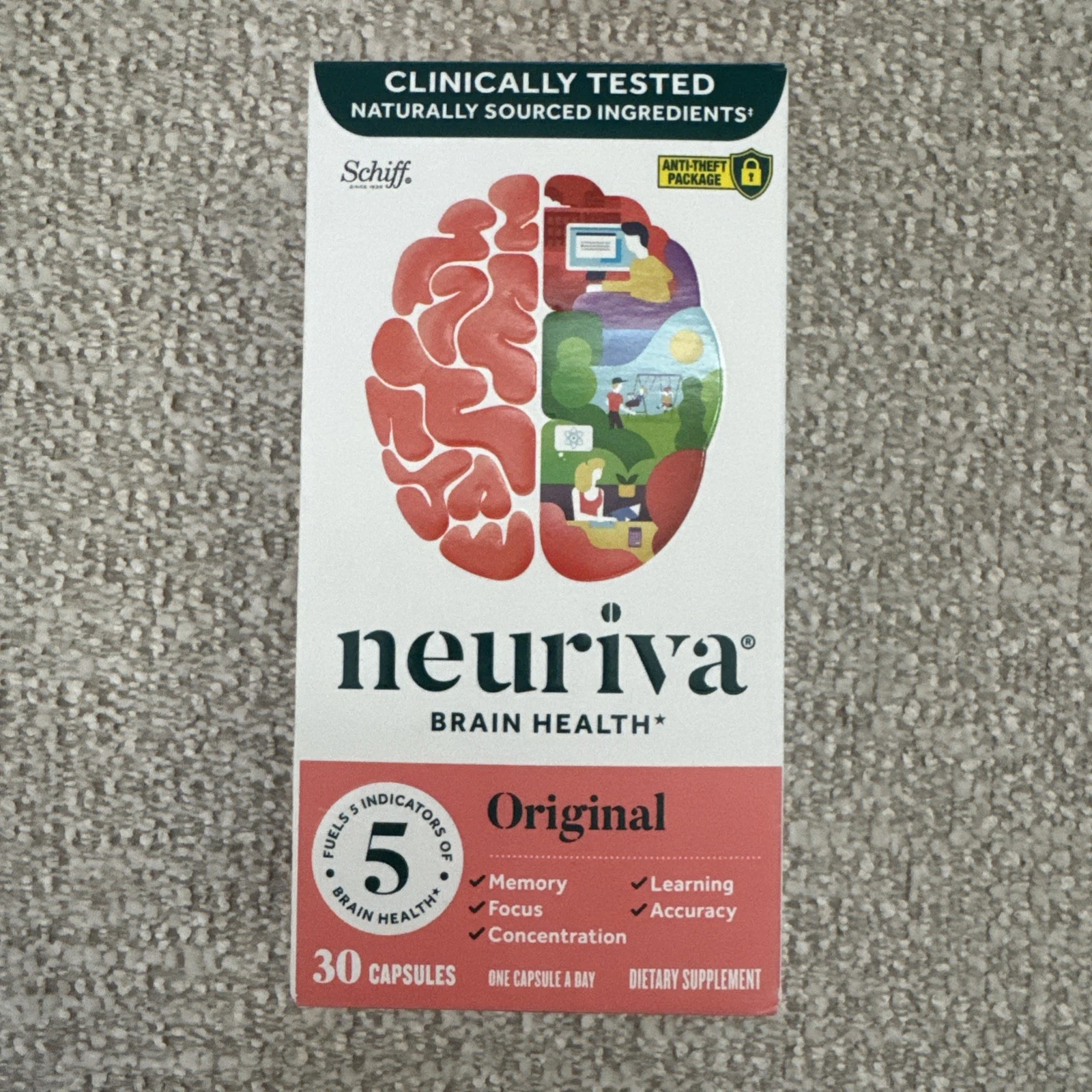 Neuriva Original Brain Supplement 30 Capsules