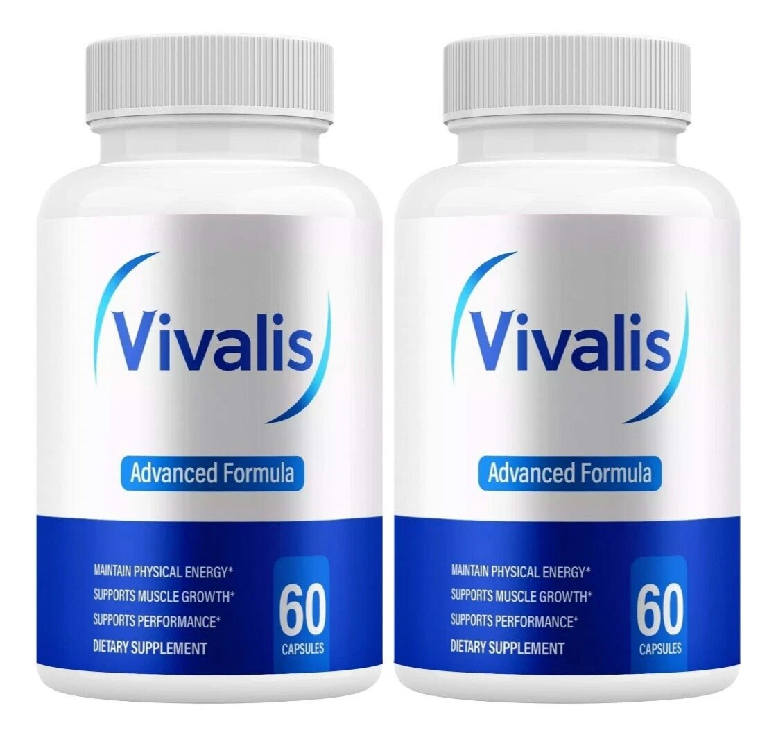 Vivalis for Men ed, Male Health Pills to Boost Energy & Vitality (2 Pack)