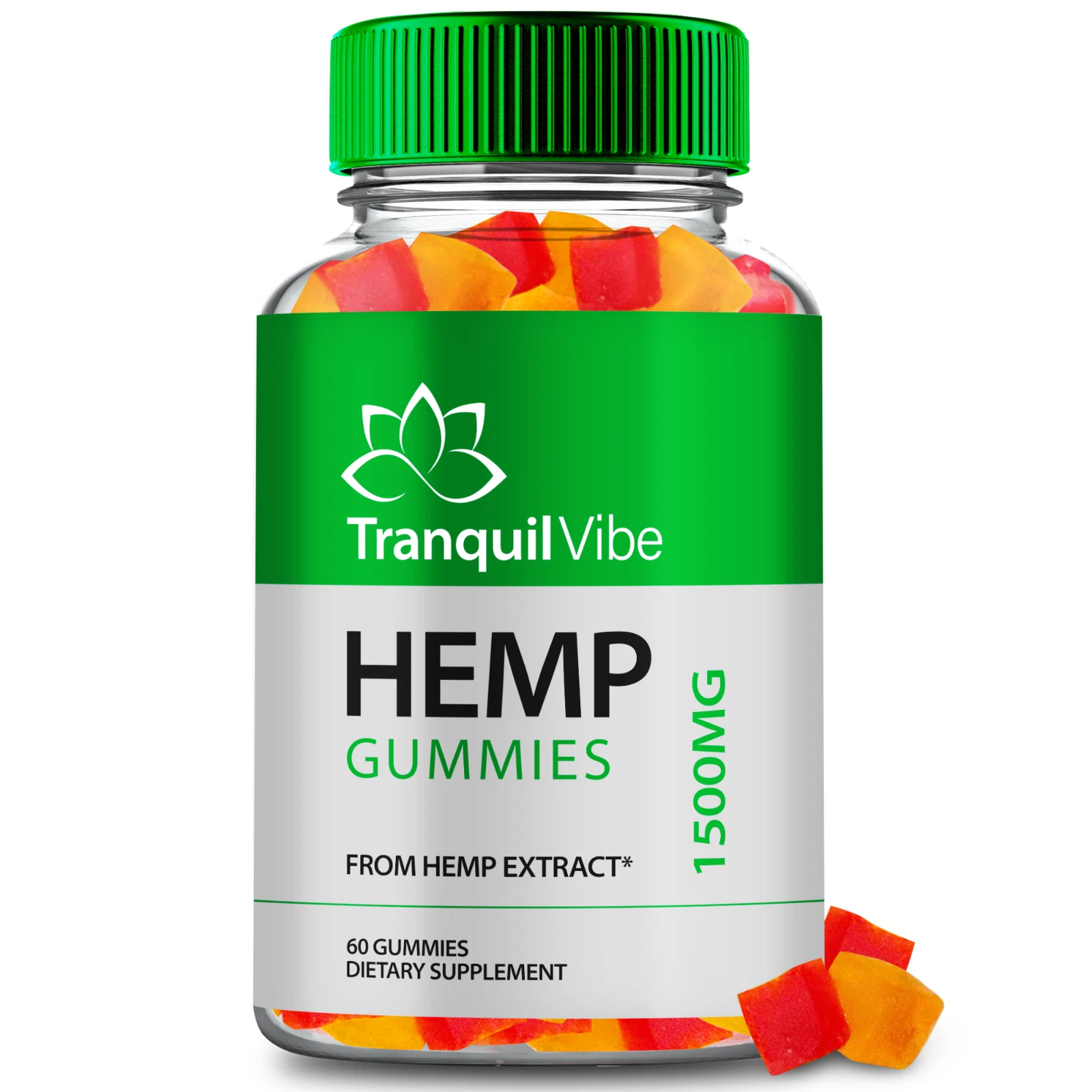 Tranquil Vibe Gummies, Advanced Overall Health & Wellness Support Gummy 60ct