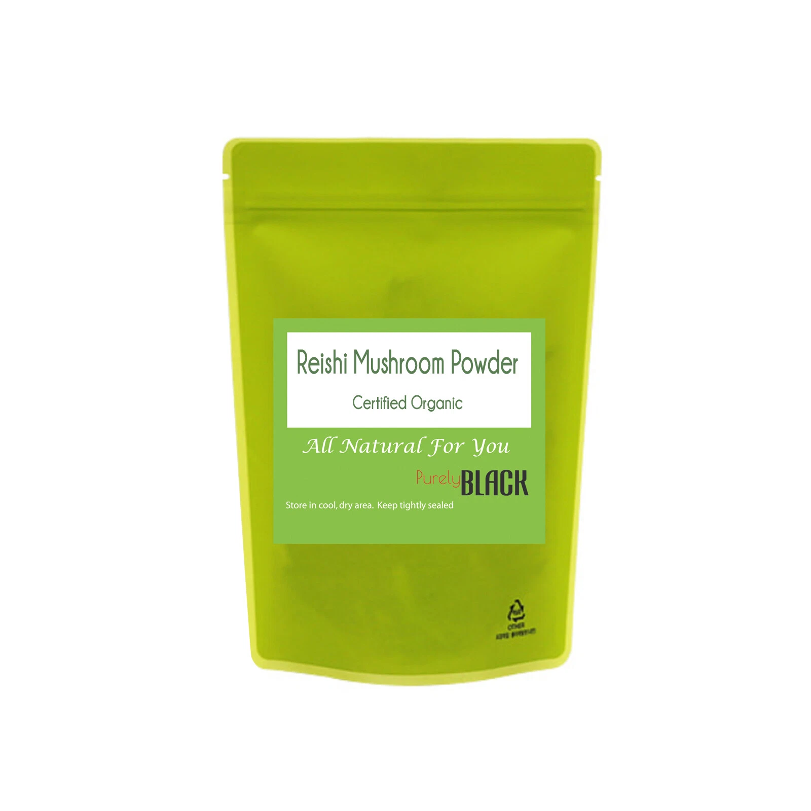 [Certified Organic] Red Reishi Mushroom Powder. Powdered Herbal Tea