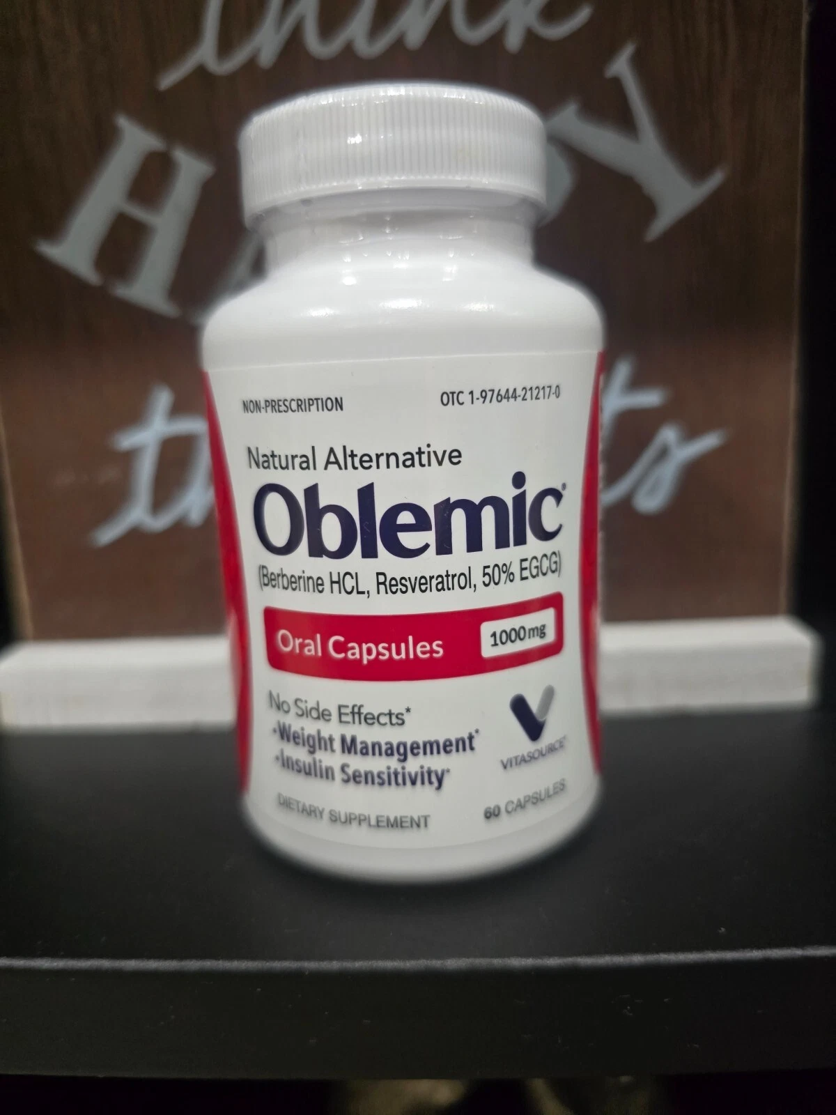 Oblemic Weight Management (60 Capsules) by Vitasource fast shipping.