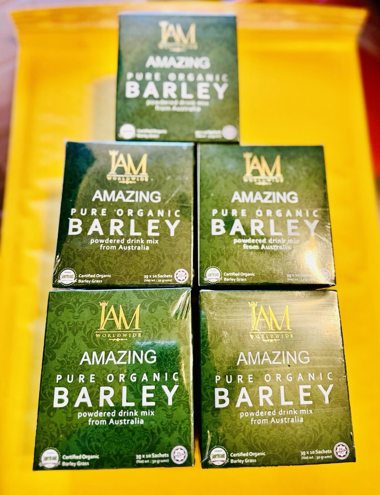 Amazing Pure Organic Barley 5 bxs $110