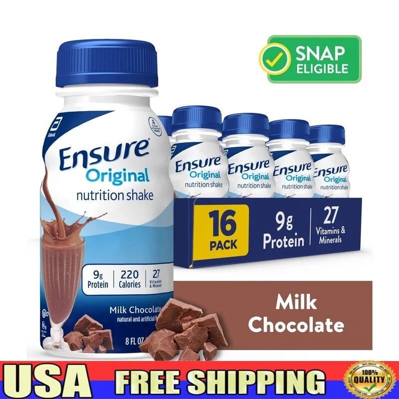 Meal Replacement Shake Ready to Drink Protein Immune Support Vitamins 16 Pack US