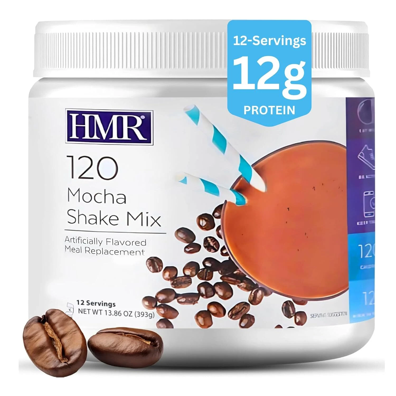 HMR 120 Chocolate Shake Meal Replacement Powder | Chocolate Shake Mix to Support