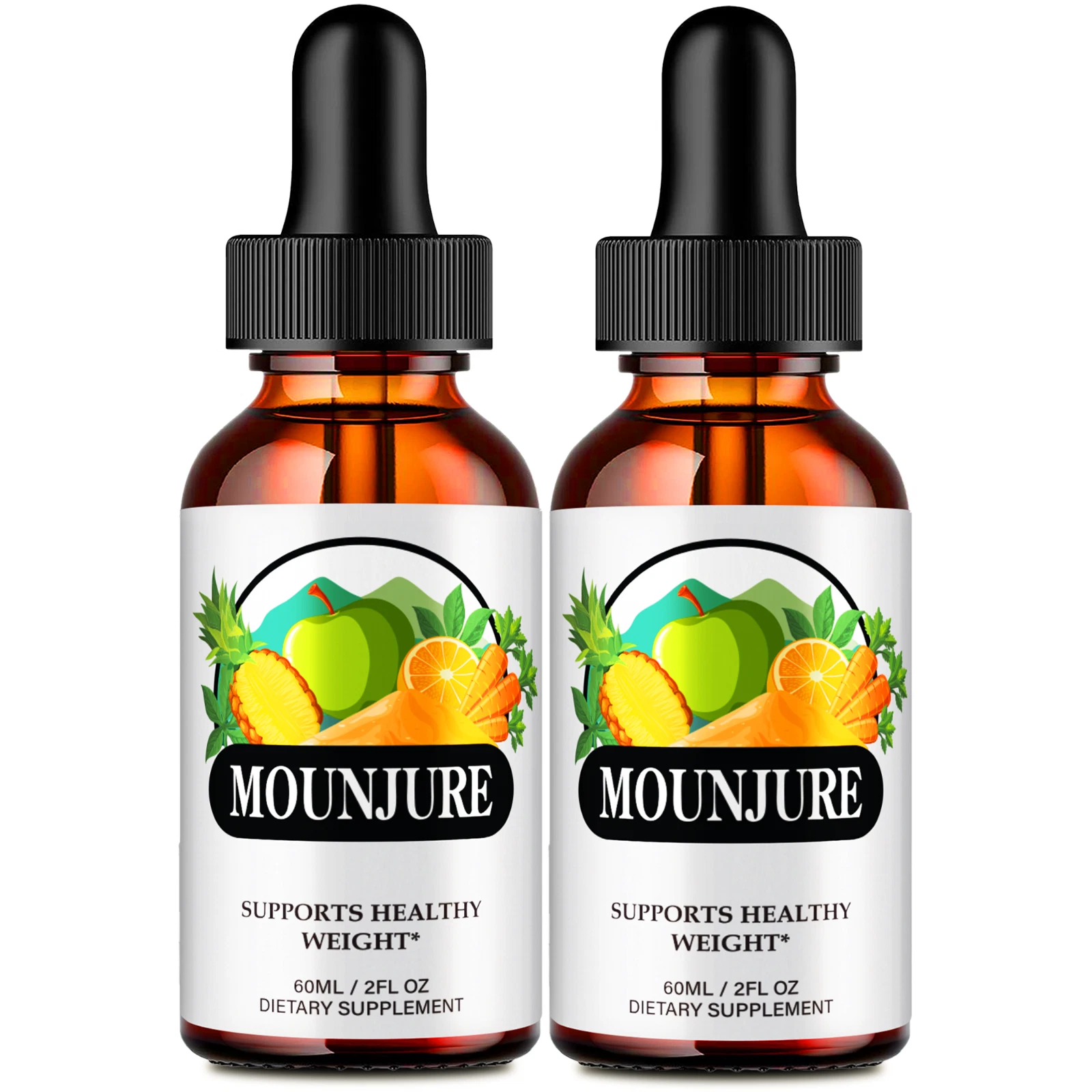 (2 Pack) Mounjure Keto Drops, Advanced Fat Burning Formula for Weight Loss Drops