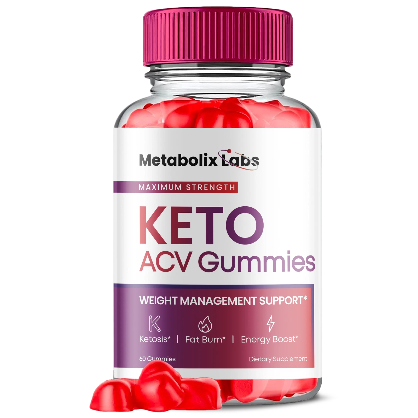 (1 Pack) Metabolix Labs Keto Gummies - Metabolix Lab ACV Gummies, Weight Loss